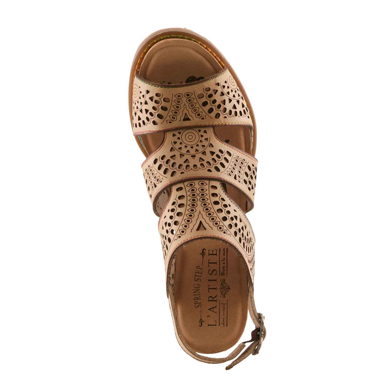 L'Artiste Perfdfection Wedge Sandal (Women) - Light Tan - Image 6