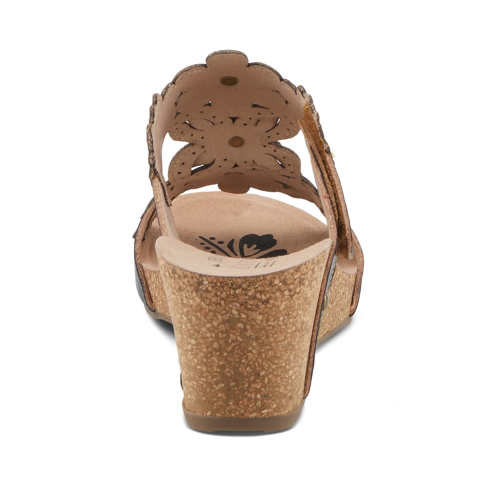 L'Artiste Prettypetals Wedge Sandal (Women) - Navy Multi - Image 5