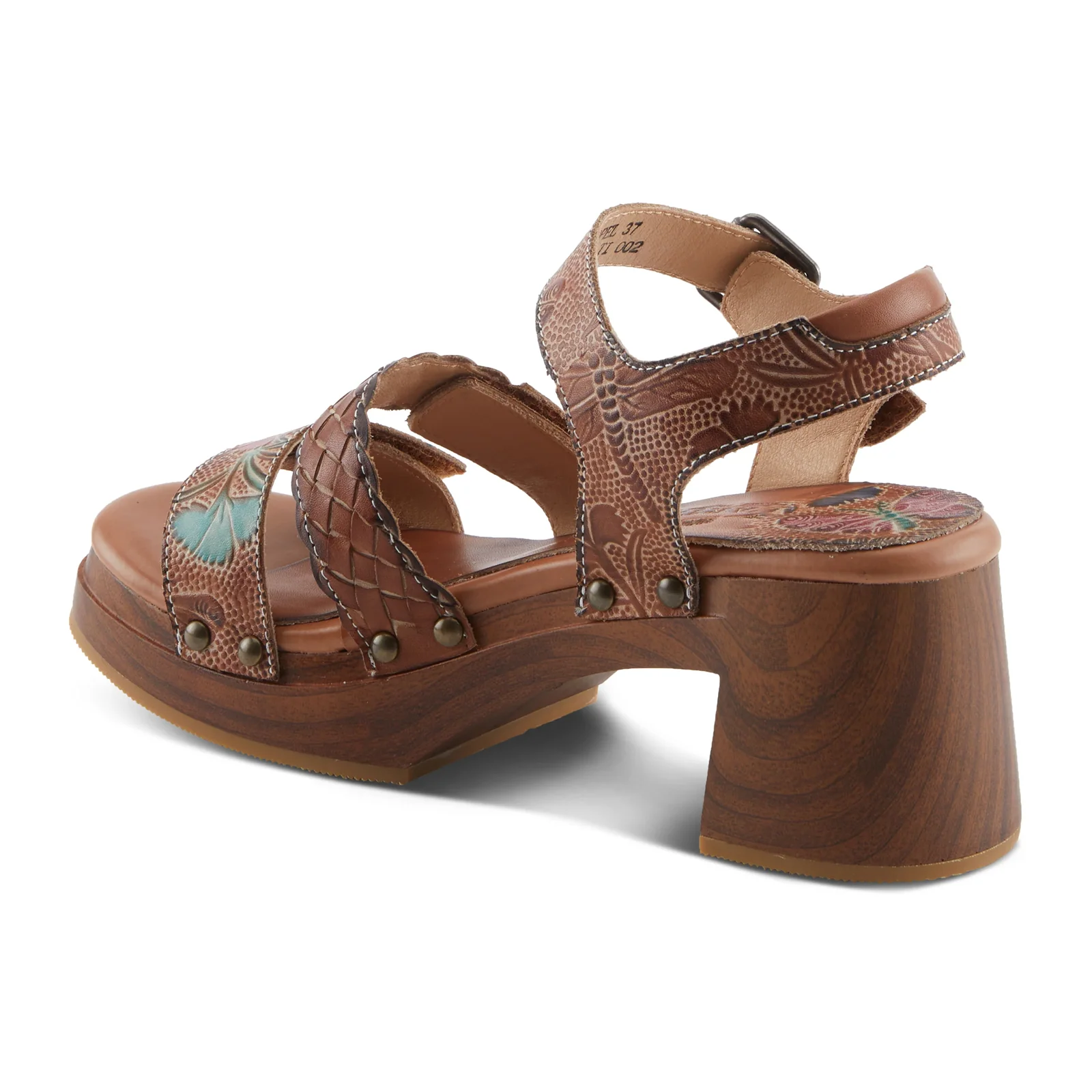L'Artiste Retropel Wedge Sandal (Women) - Brown Multi - Image 4