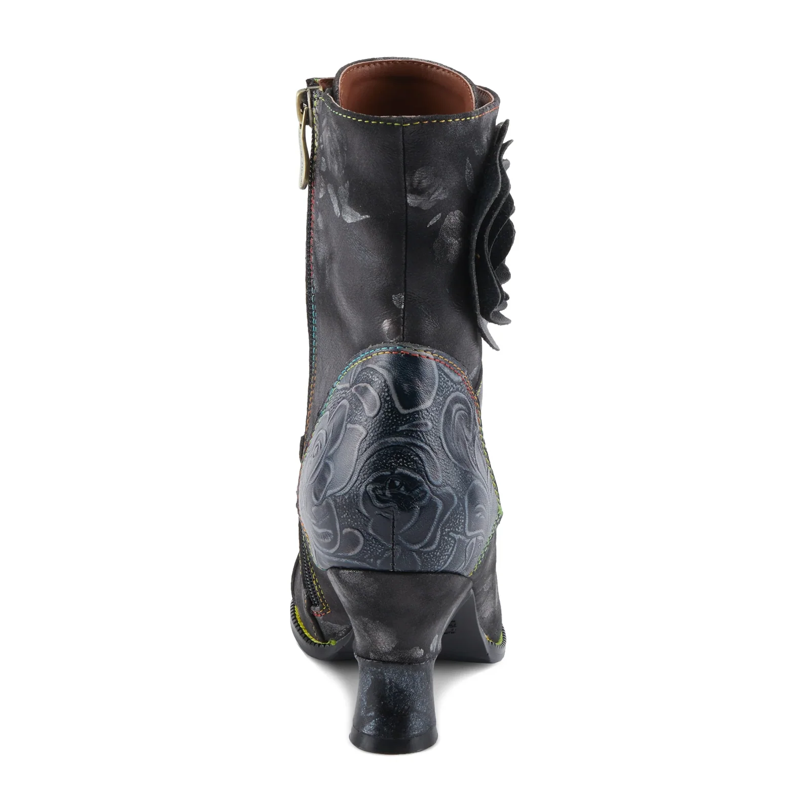 L'Artiste Roselia Heeled Ankle Boot (Women) - Black Multi - Image 5