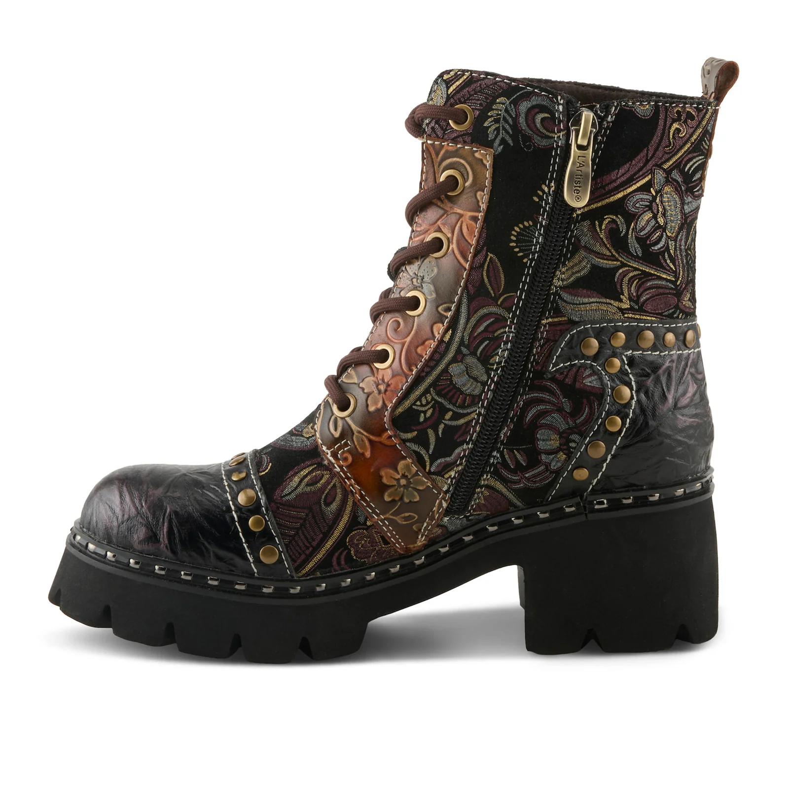 L'Artiste Severity Mid Boot (Women) - Brown Multi - Image 2