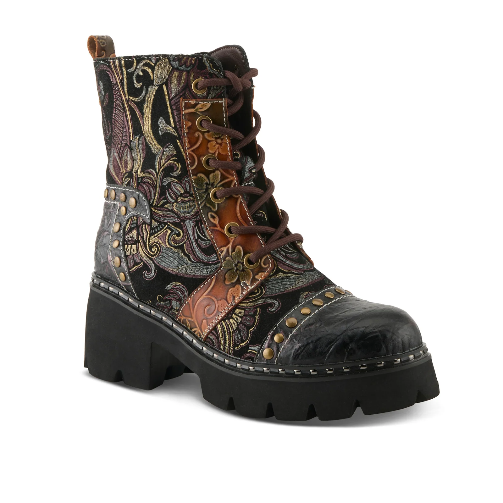 L'Artiste Severity Mid Boot (Women) - Brown Multi - Image 3