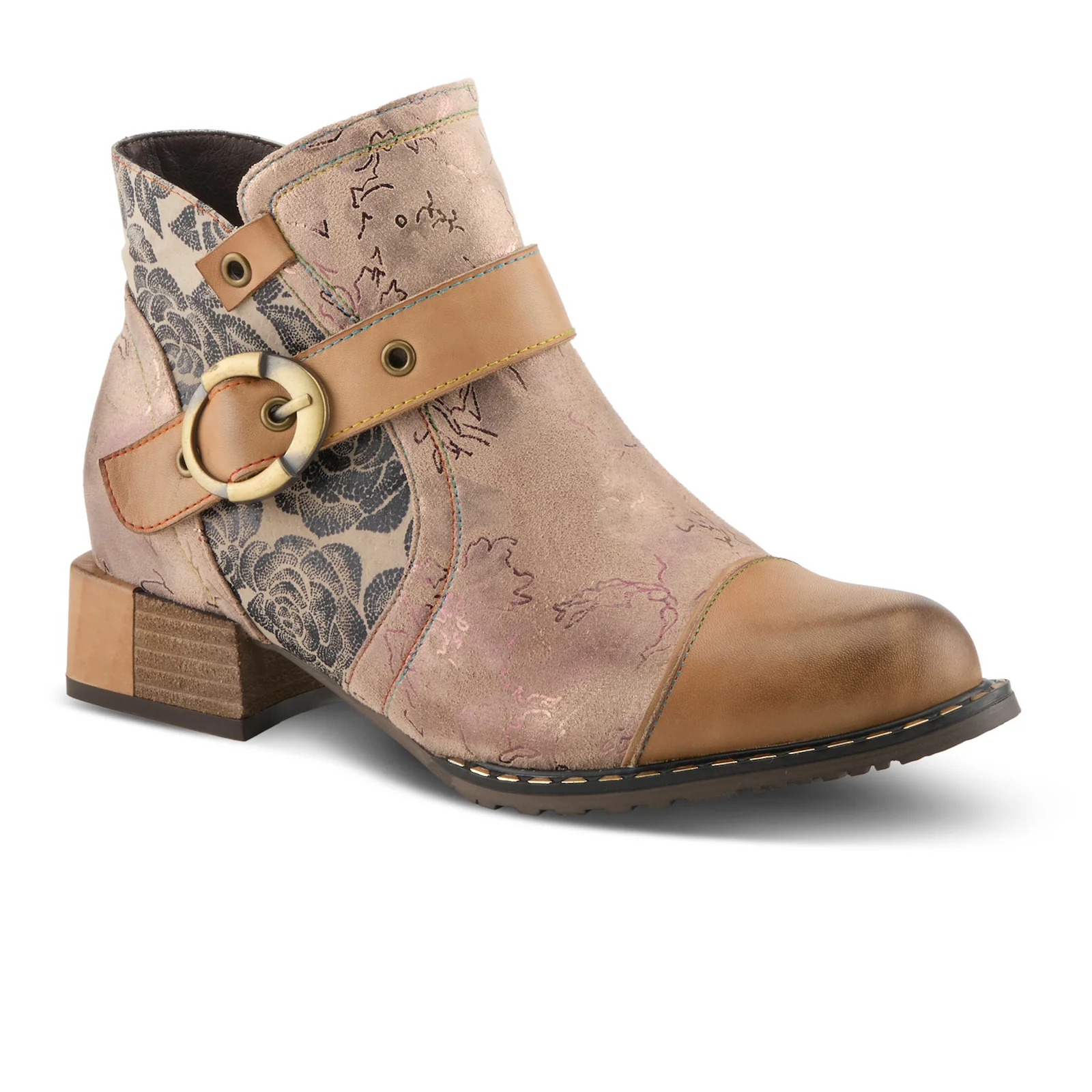 L'Artiste Sipperb Ankle Boot (Women) - Beige Multi - Image 3