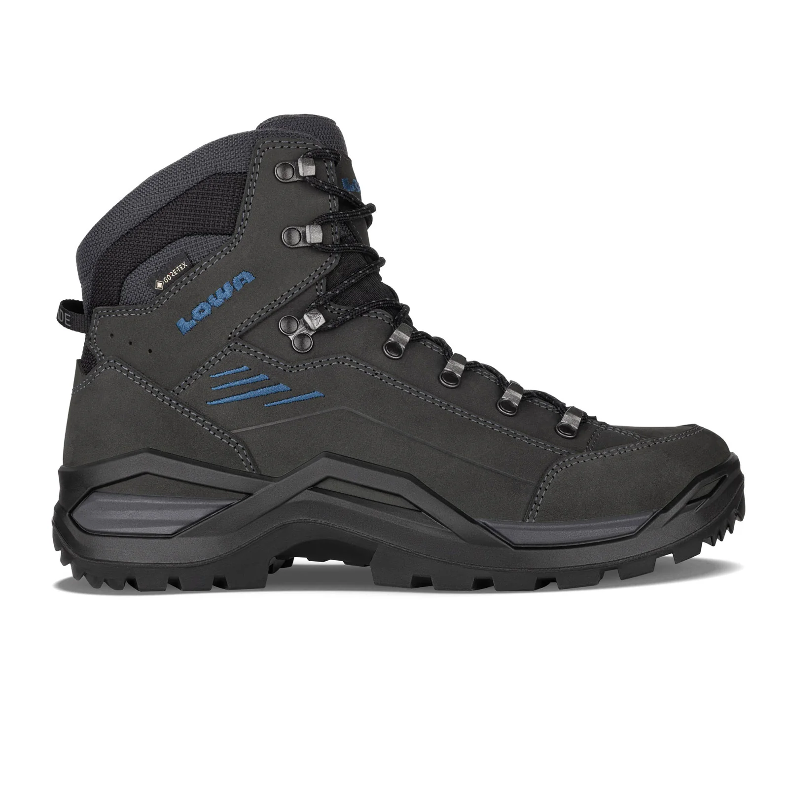 Lowa Renegade EVO GTX Mid Hiking Boot (Men) - Anthracite/Steel Blue