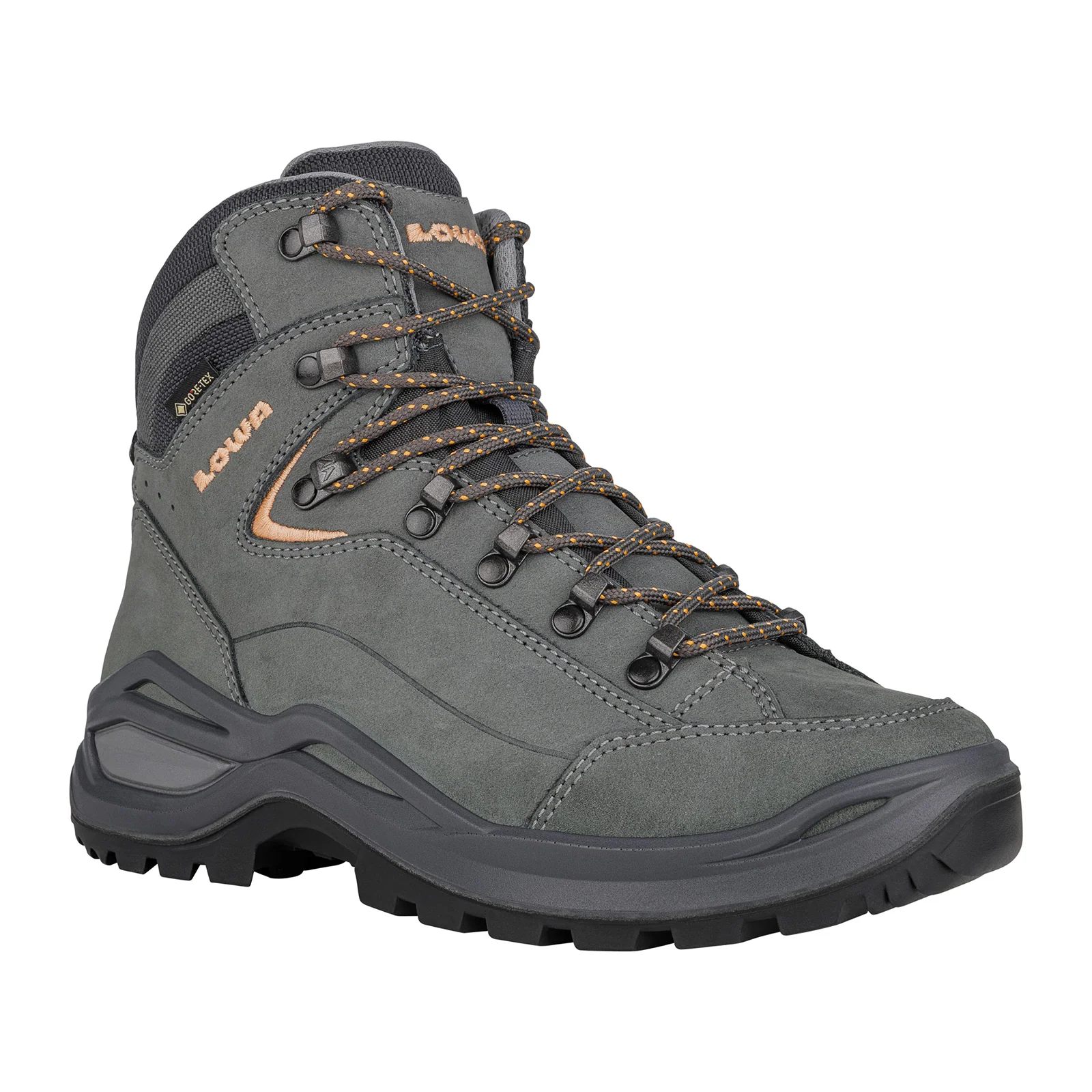 Lowa Renegade EVO GTX Mid Wide HIking Boot (Women) - Graphite/Apricot - Image 3