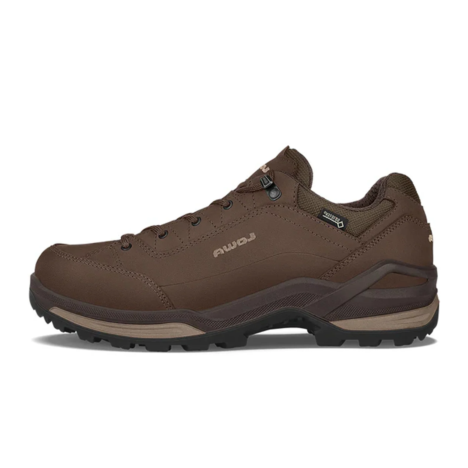 Lowa Renegade GTX Lo Hiking Shoe (Men) - Espresso/Beige - Image 2