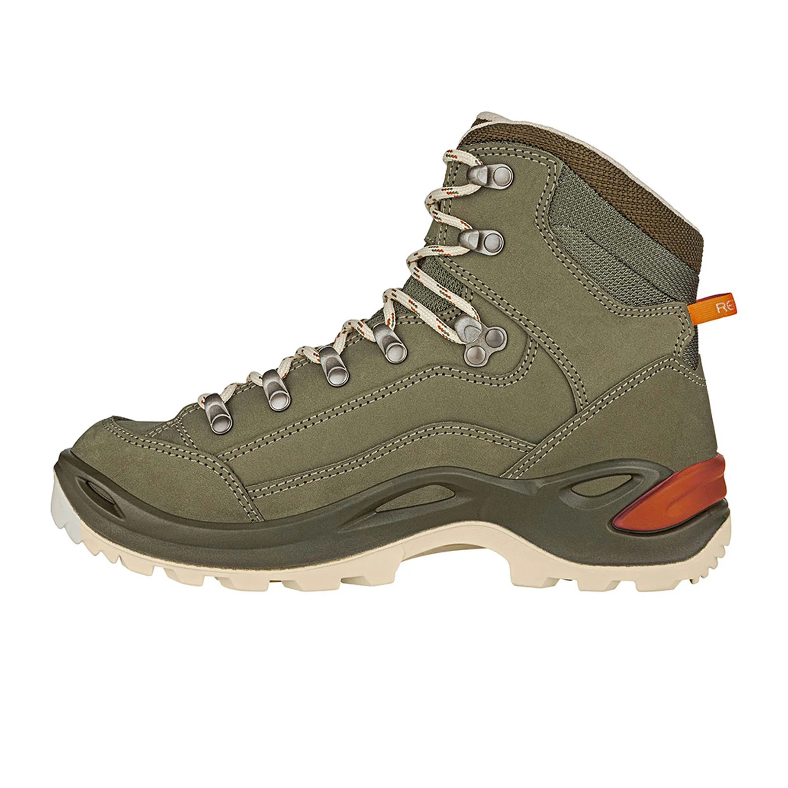 Lowa Renegade GTX Mid Hiking Boot (Women) - Grey Green/Panna - Image 2