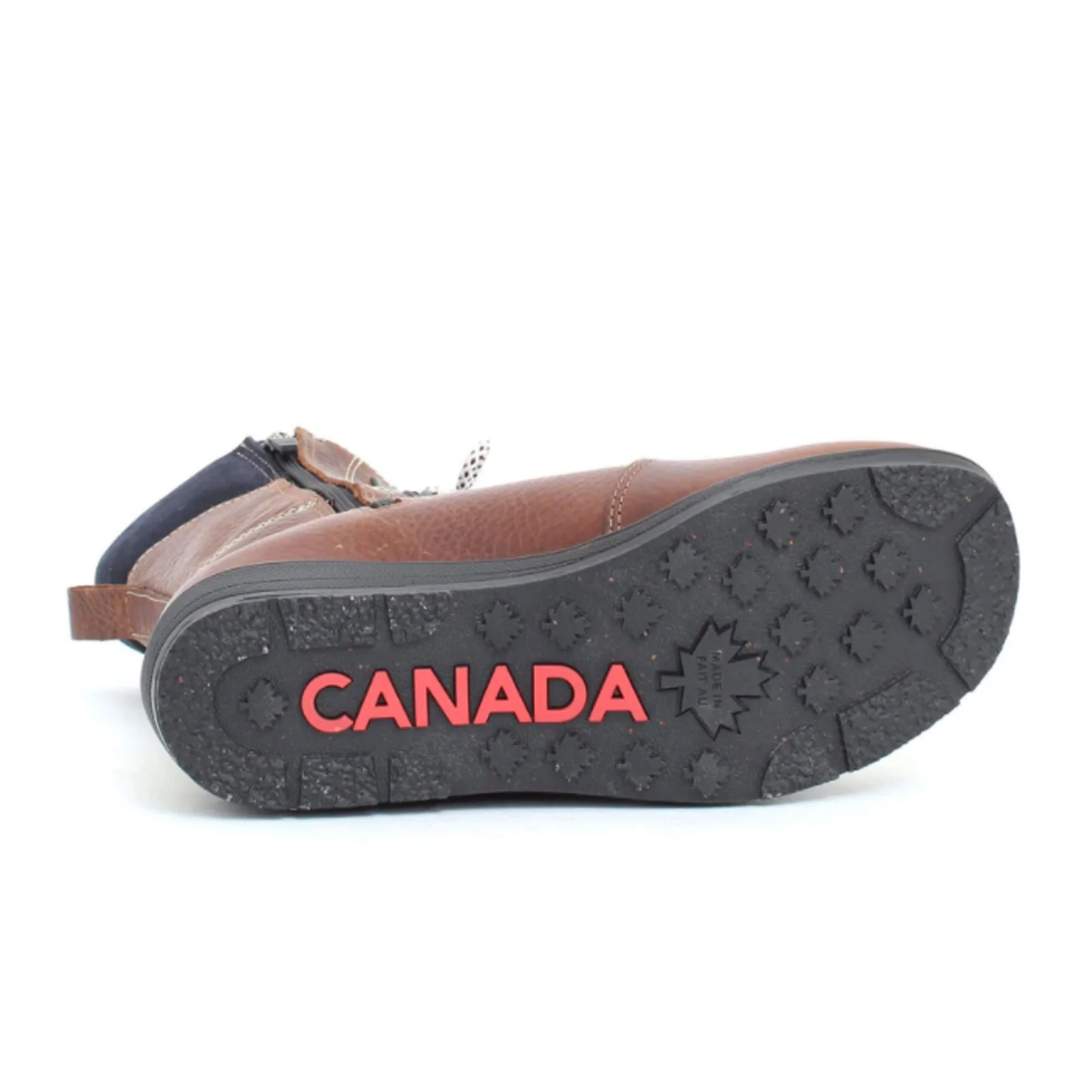 Martino Banff Mid Winter Boot (Women) - Tan/Navy - Image 5