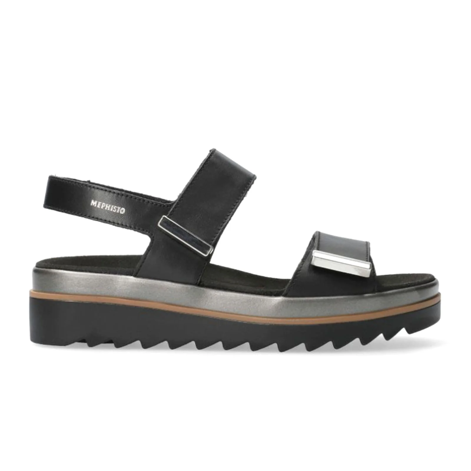 Mephisto Dominica Backstrap Sandal (Women) - Black Softy