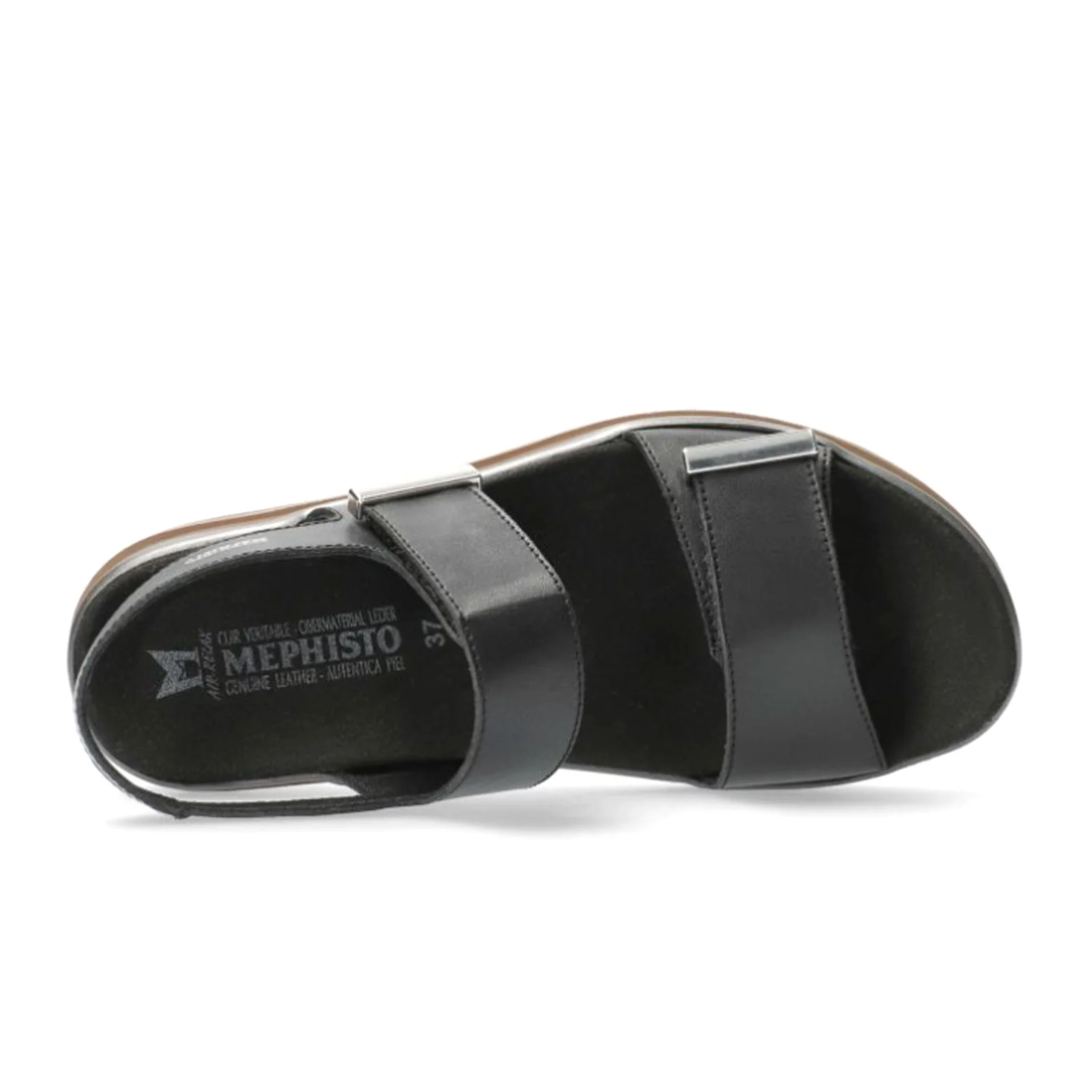 Mephisto Dominica Backstrap Sandal (Women) - Black Softy - Image 2