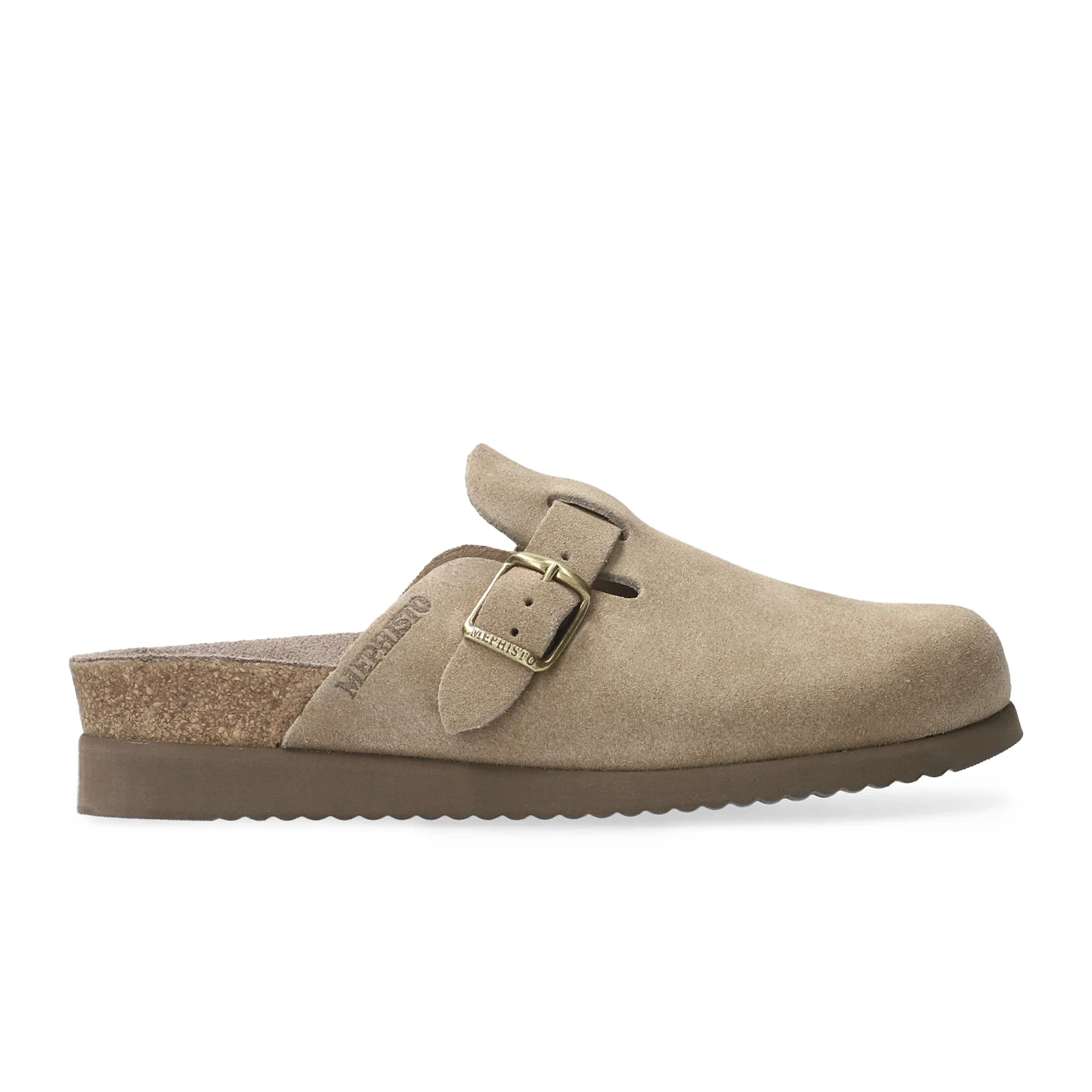 Mephisto Halina Clog (Women) - Warm Grey Suede