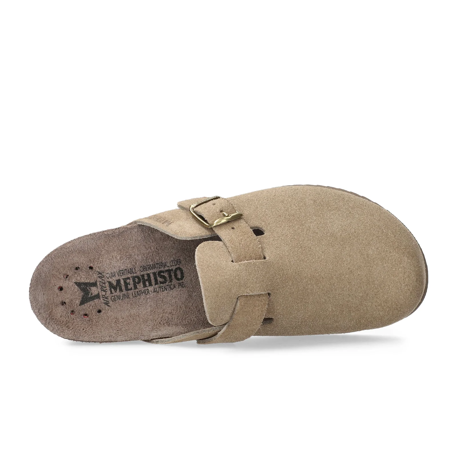 Mephisto Halina Clog (Women) - Warm Grey Suede - Image 3