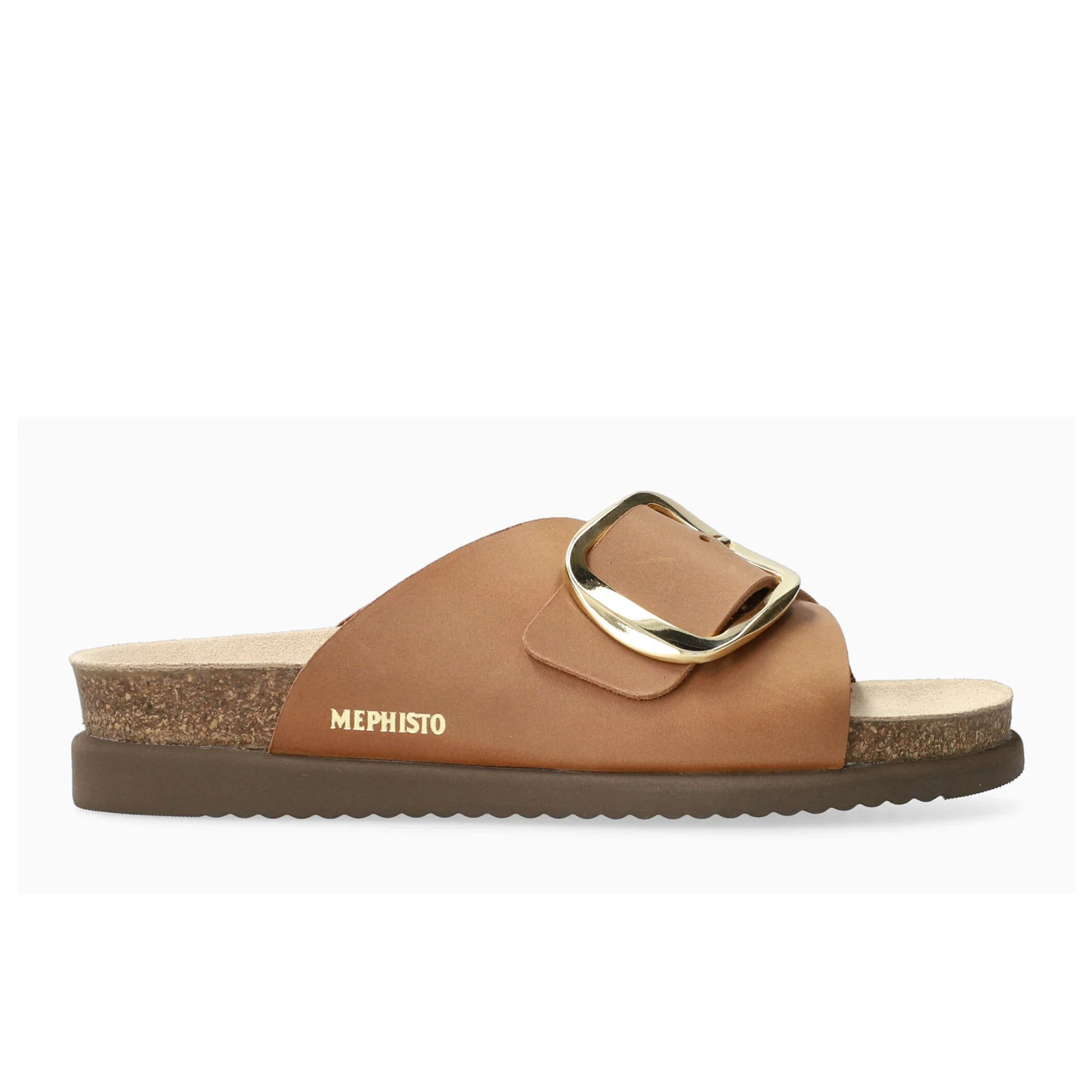Mephisto Hariana Slide Sandal (Women) - Camel Scratch
