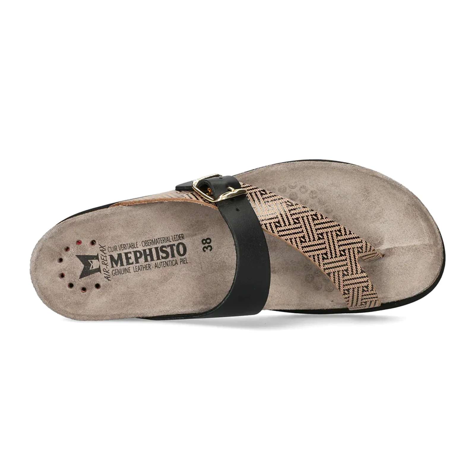Mephisto Helen Mix Sandal (Women) - Black Helios - Image 3