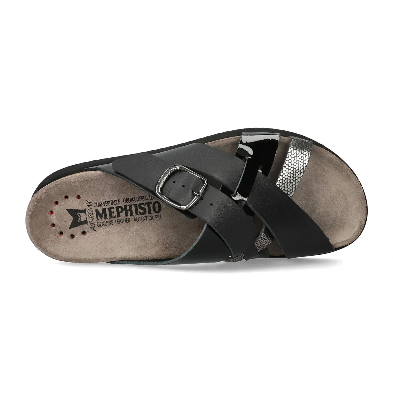 Mephisto Hida Slide Sandal (Women) - Grey Havana - Image 3