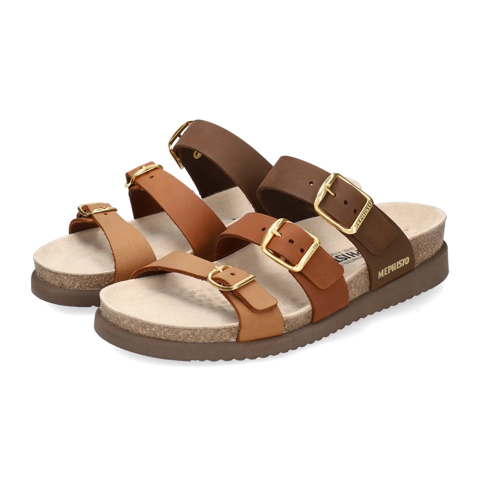 Mephisto Hyacinta Slide Sandal (Women) - Camel Scratch - Image 2