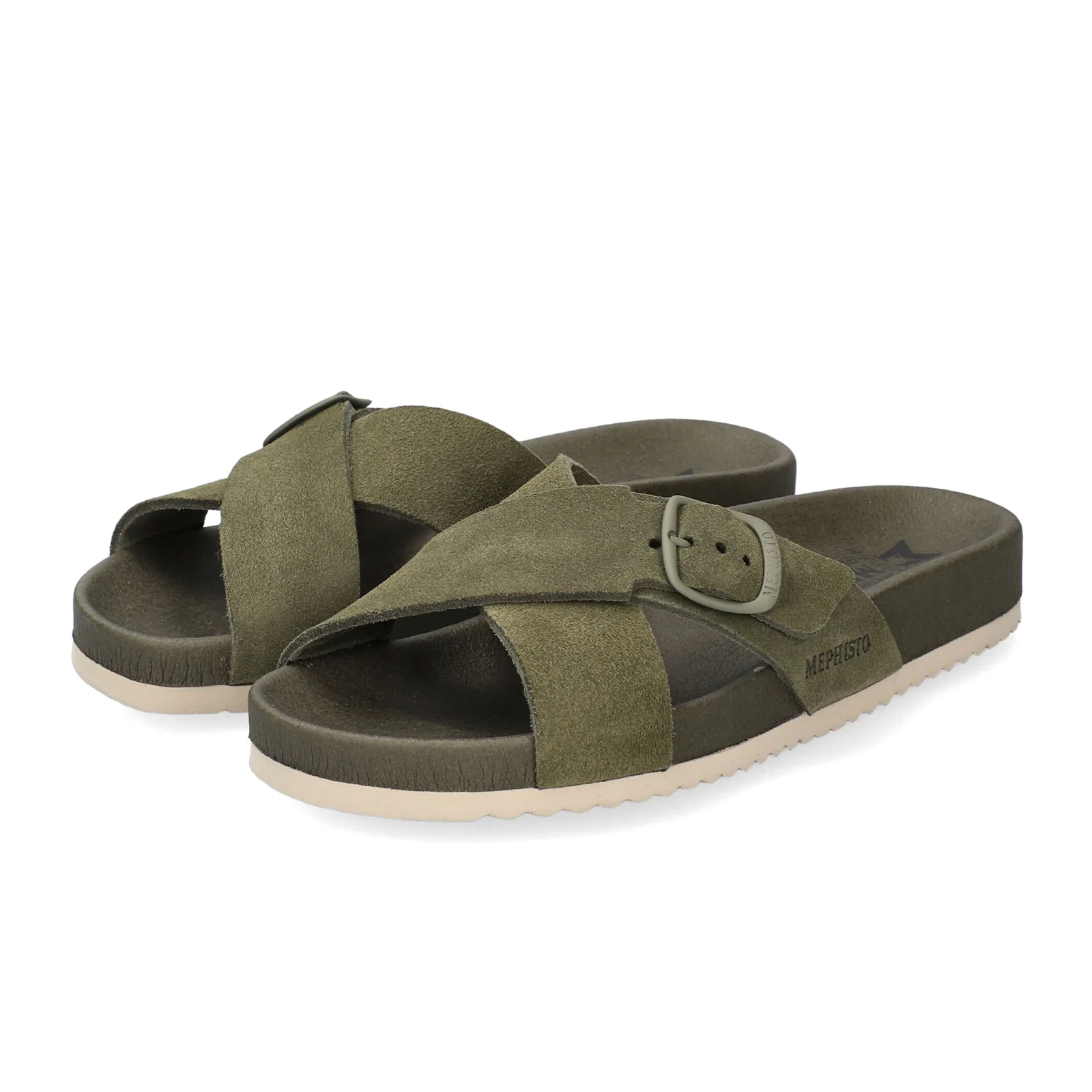 Mephisto Kennie Slide Sandal (Women) - Loden Sandvel - Image 2