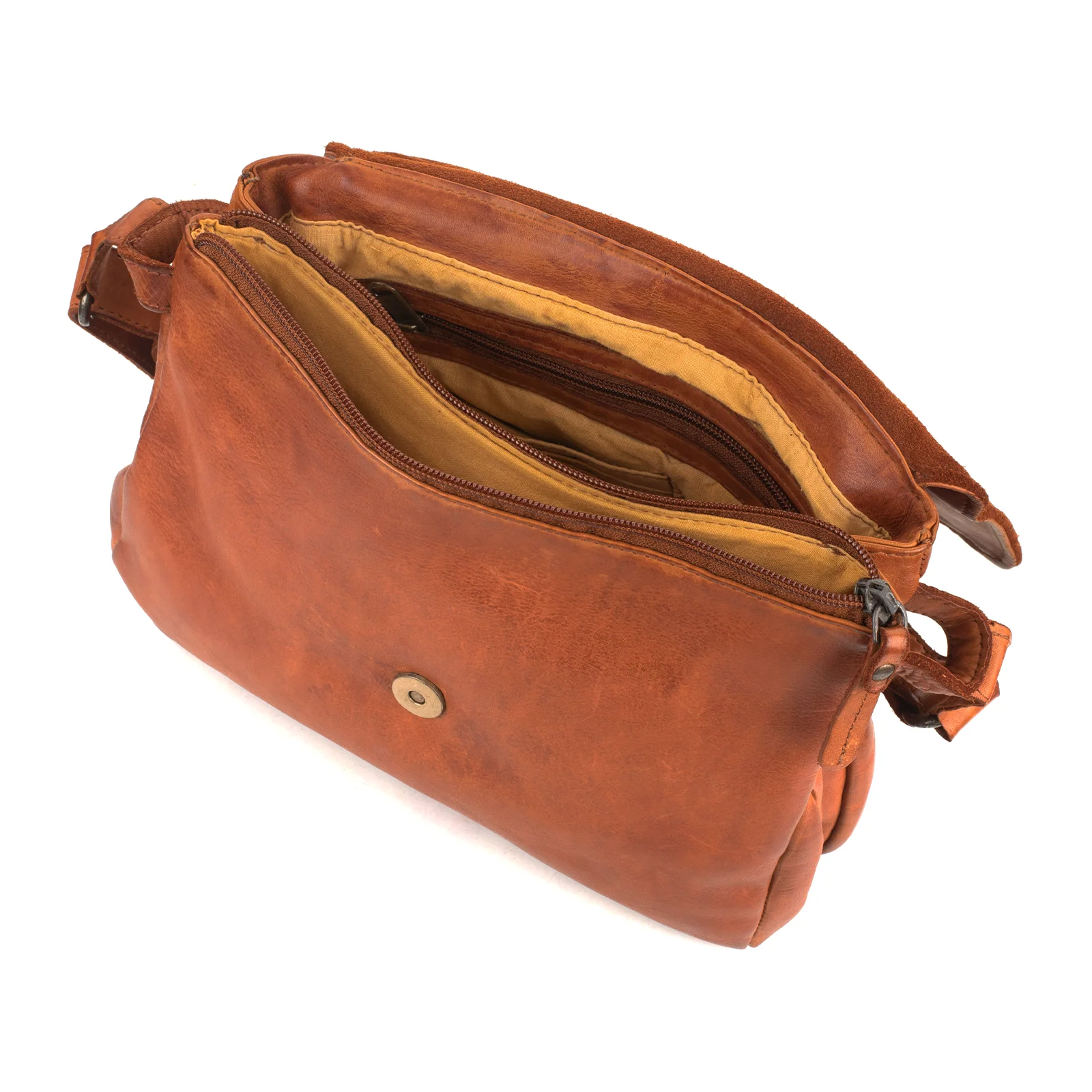 Milo Toledo Crossbody Bag - Cognac - Image 3