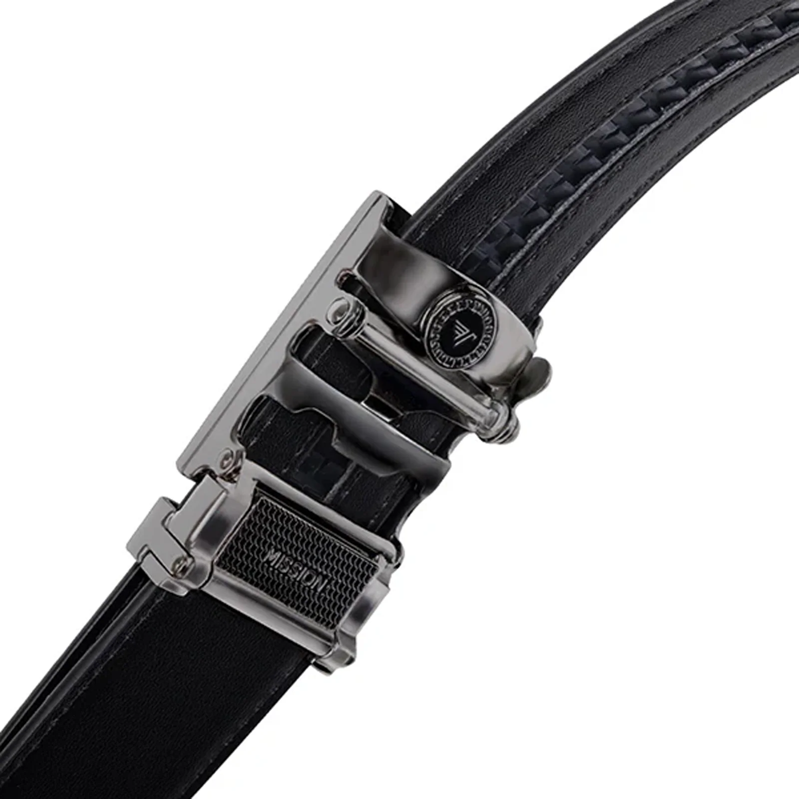 Mission Belts Canvas Belt (Men) - Gun Metal/Stone Grey Canvas - Image 3