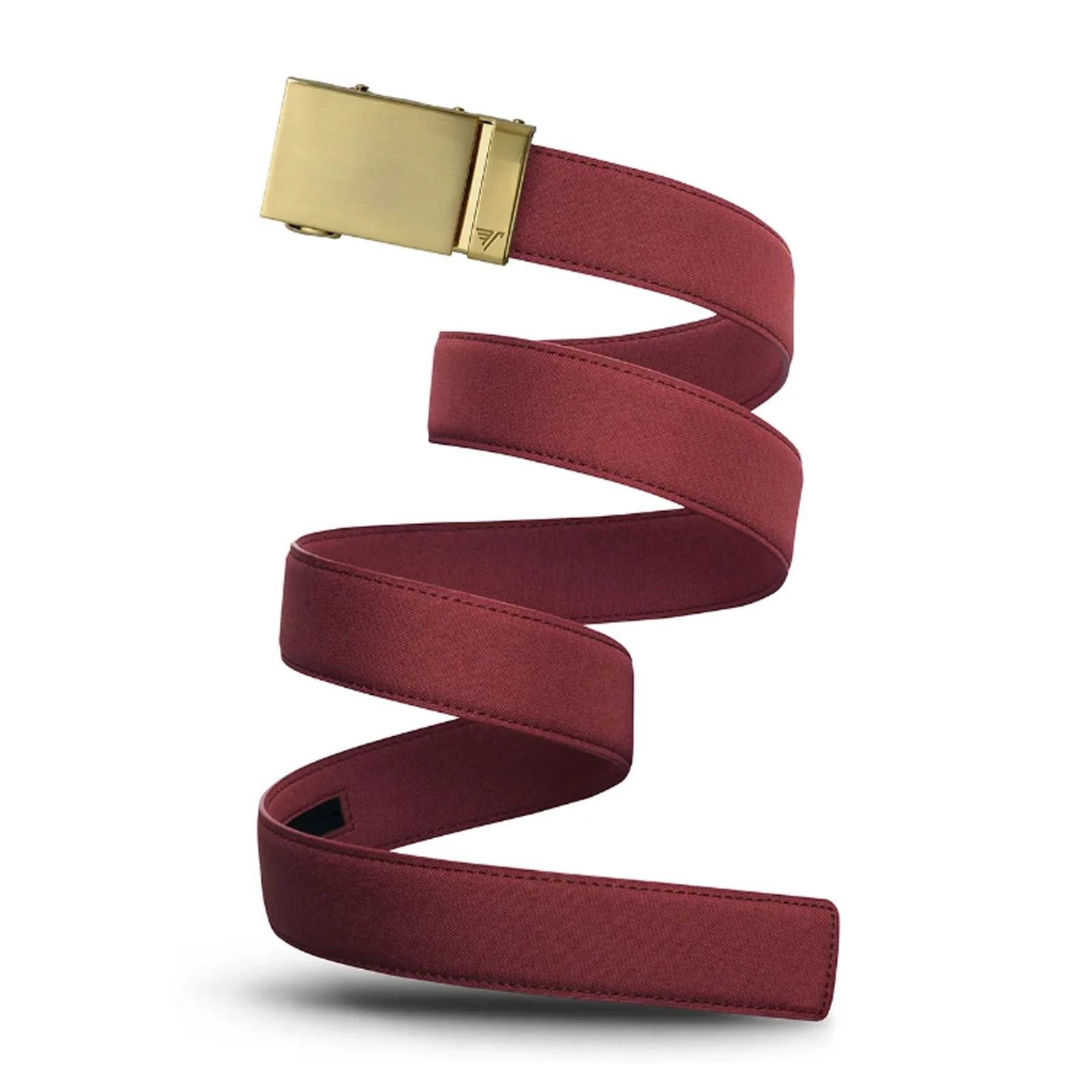 Mission Belts Gold 40 Belt (Men) - Sangria Red Canvas