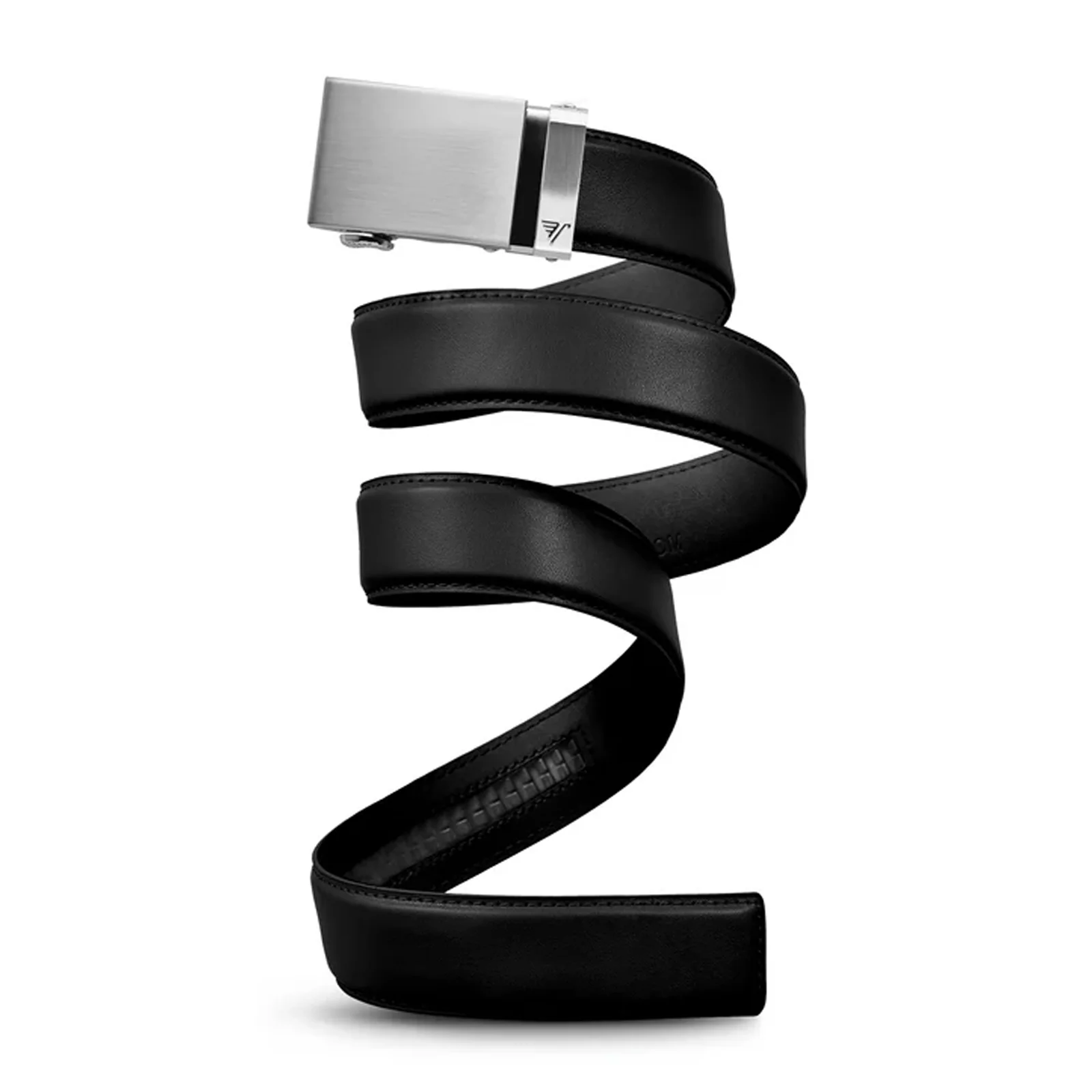 Mission Belts Leather Belt (Men) - Steel/Black Leather