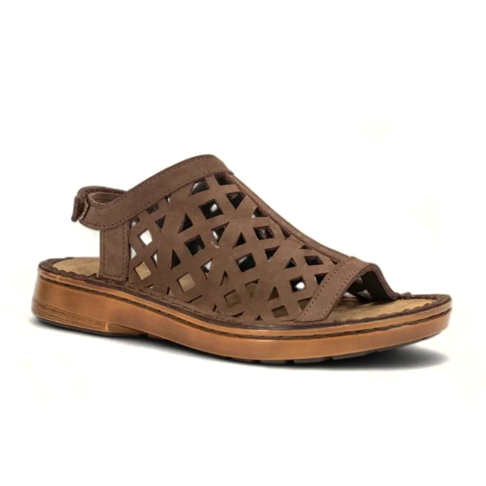 Naot Amadora Sling Sandal (Women) - Coffee Bean Nubuck