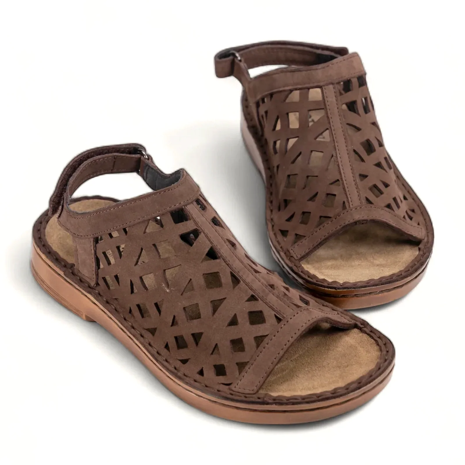 Naot Amadora Sling Sandal (Women) - Coffee Bean Nubuck - Image 3
