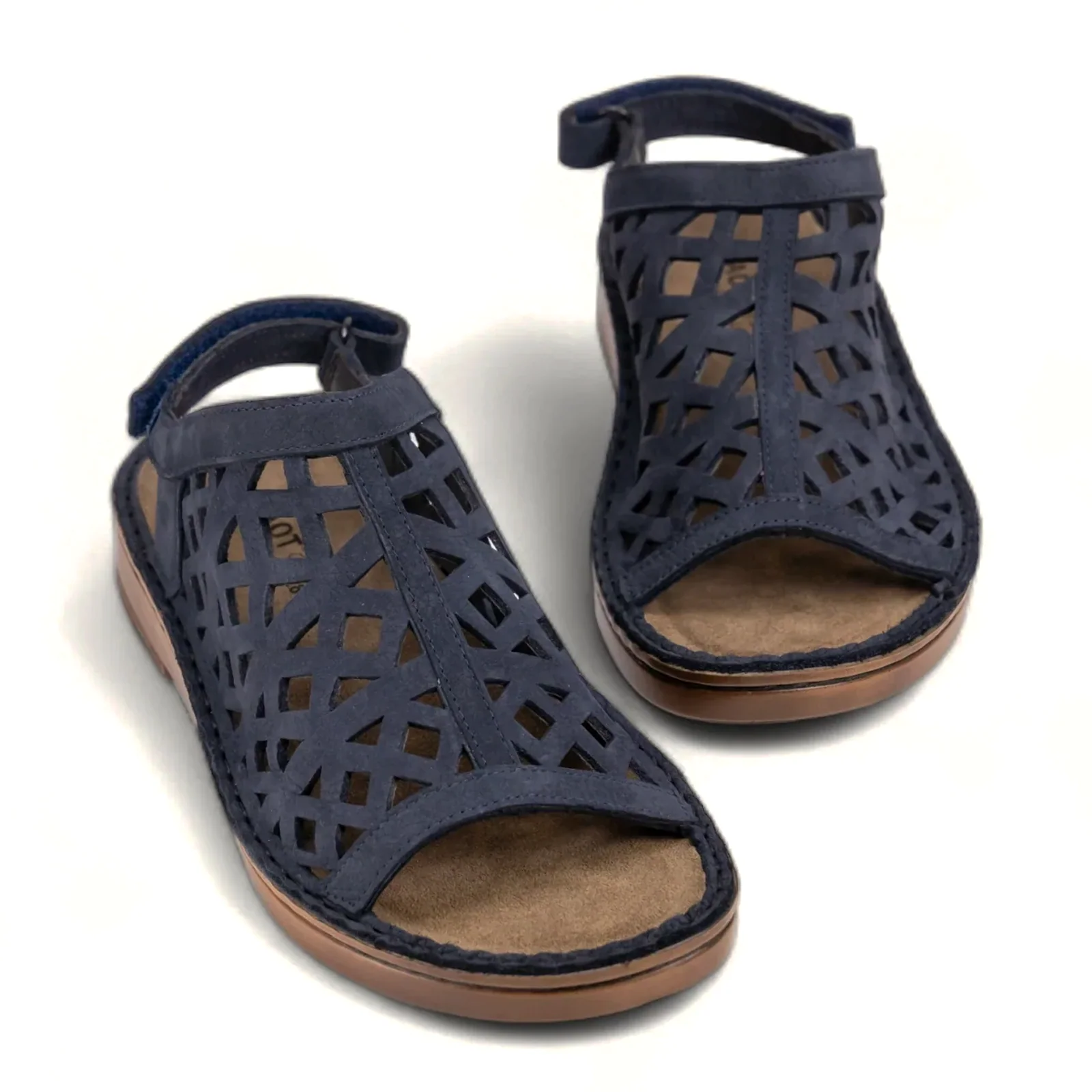 Naot Amadora Sling Sandal (Women) - Navy Velvet Nubuck - Image 3