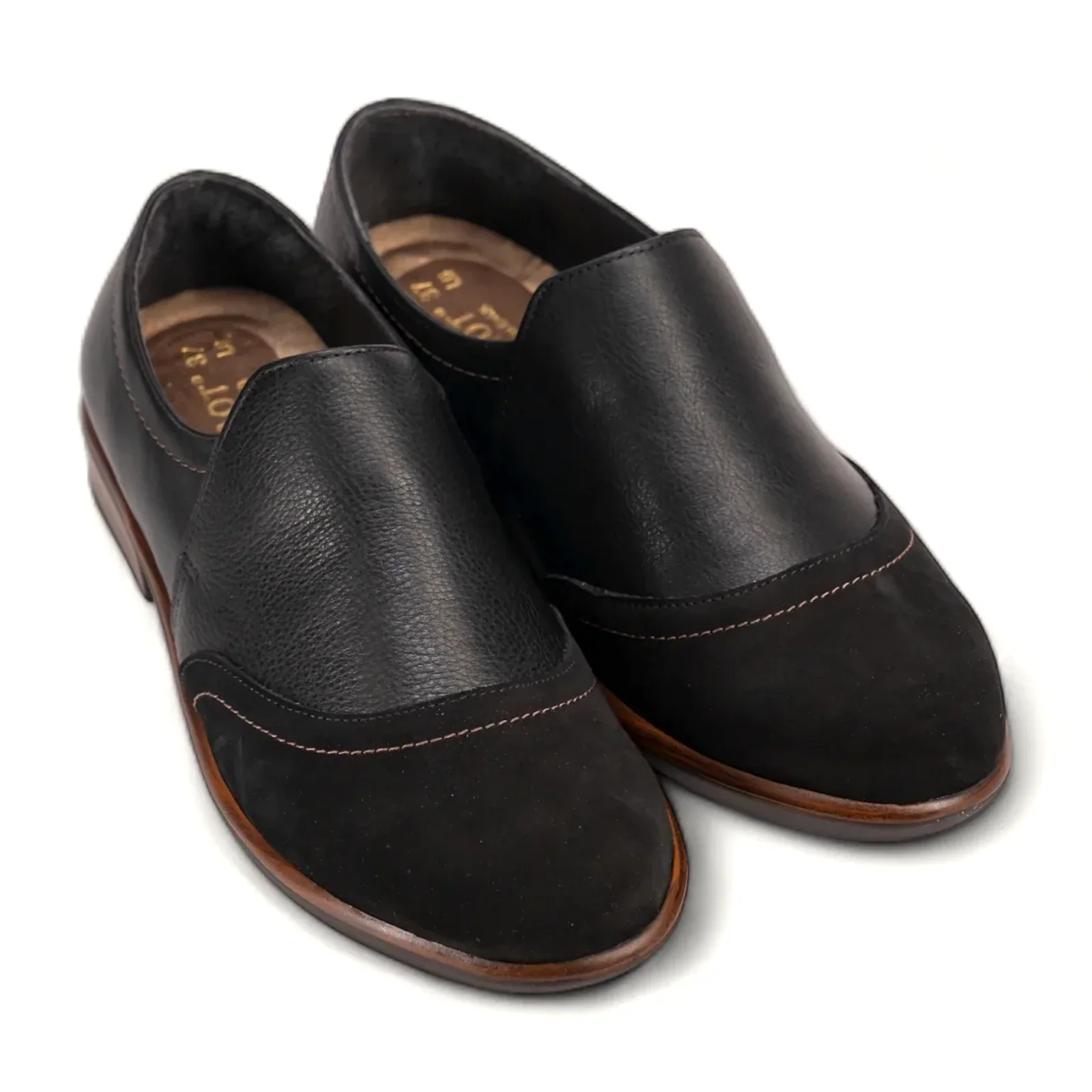 Naot Angin Slip On Loafer (Women) - Black Velvet - Image 3