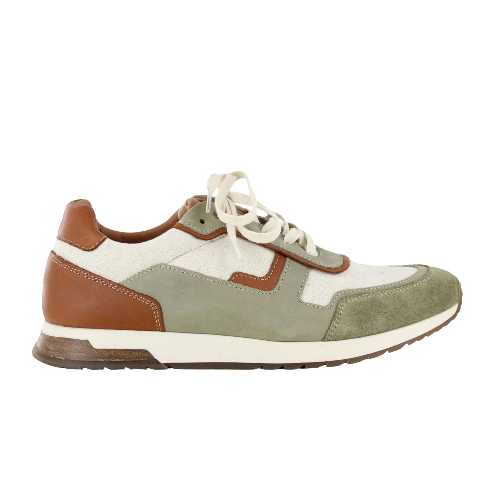 Naot Boost Sneaker (Men) - Green/Khaki Combo
