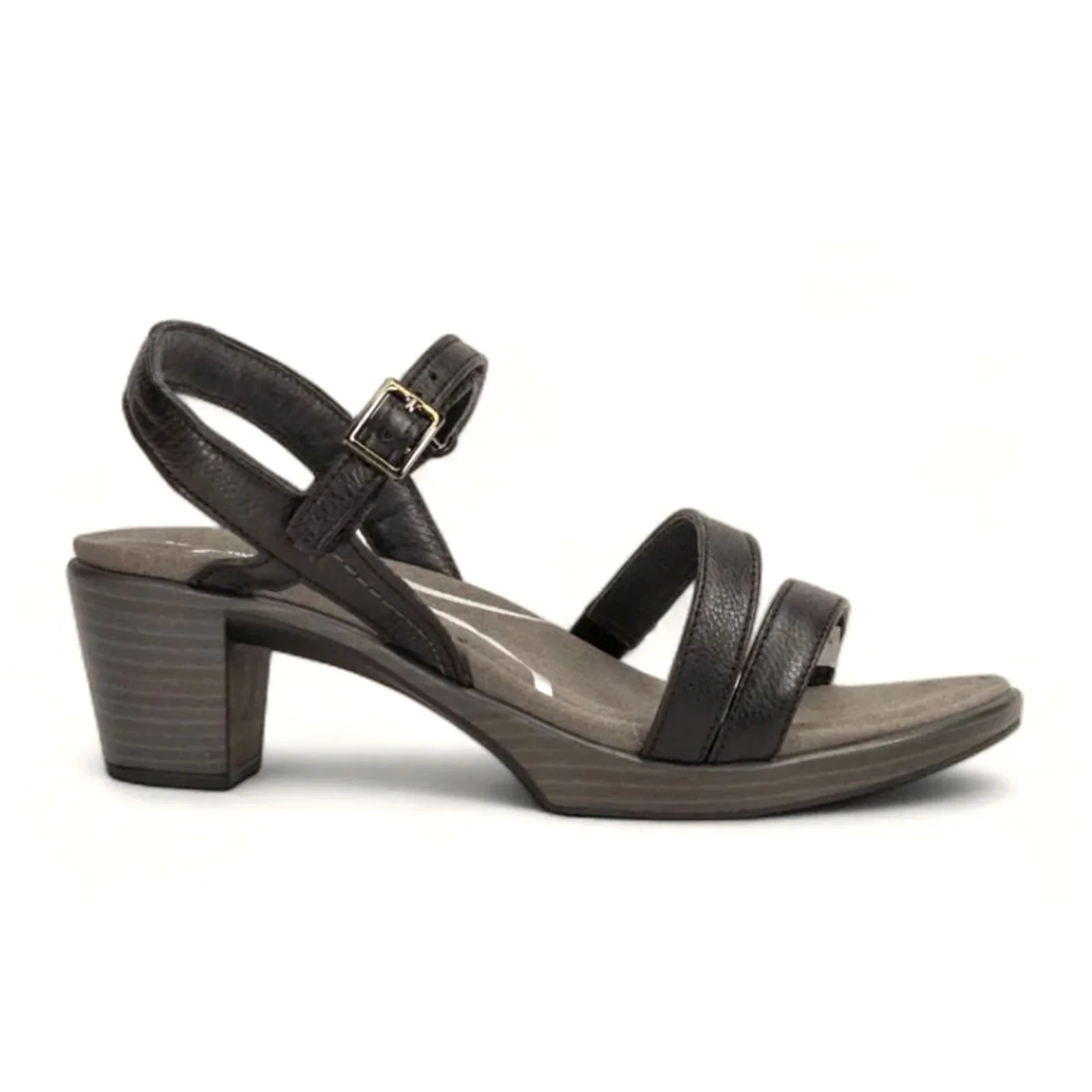 Naot Bounty Supreme Heeled Sandal (Women) - Soft Black Leather
