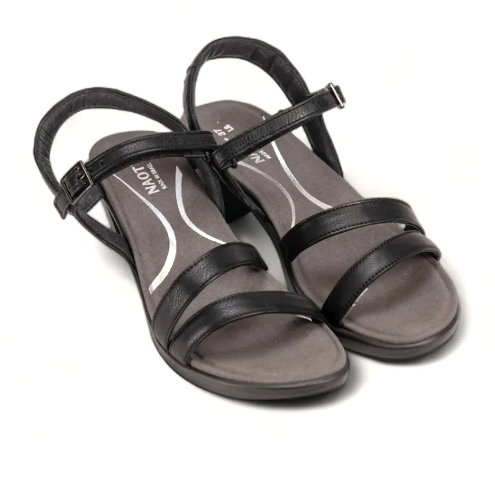 Naot Bounty Supreme Heeled Sandal (Women) - Soft Black Leather - Image 3