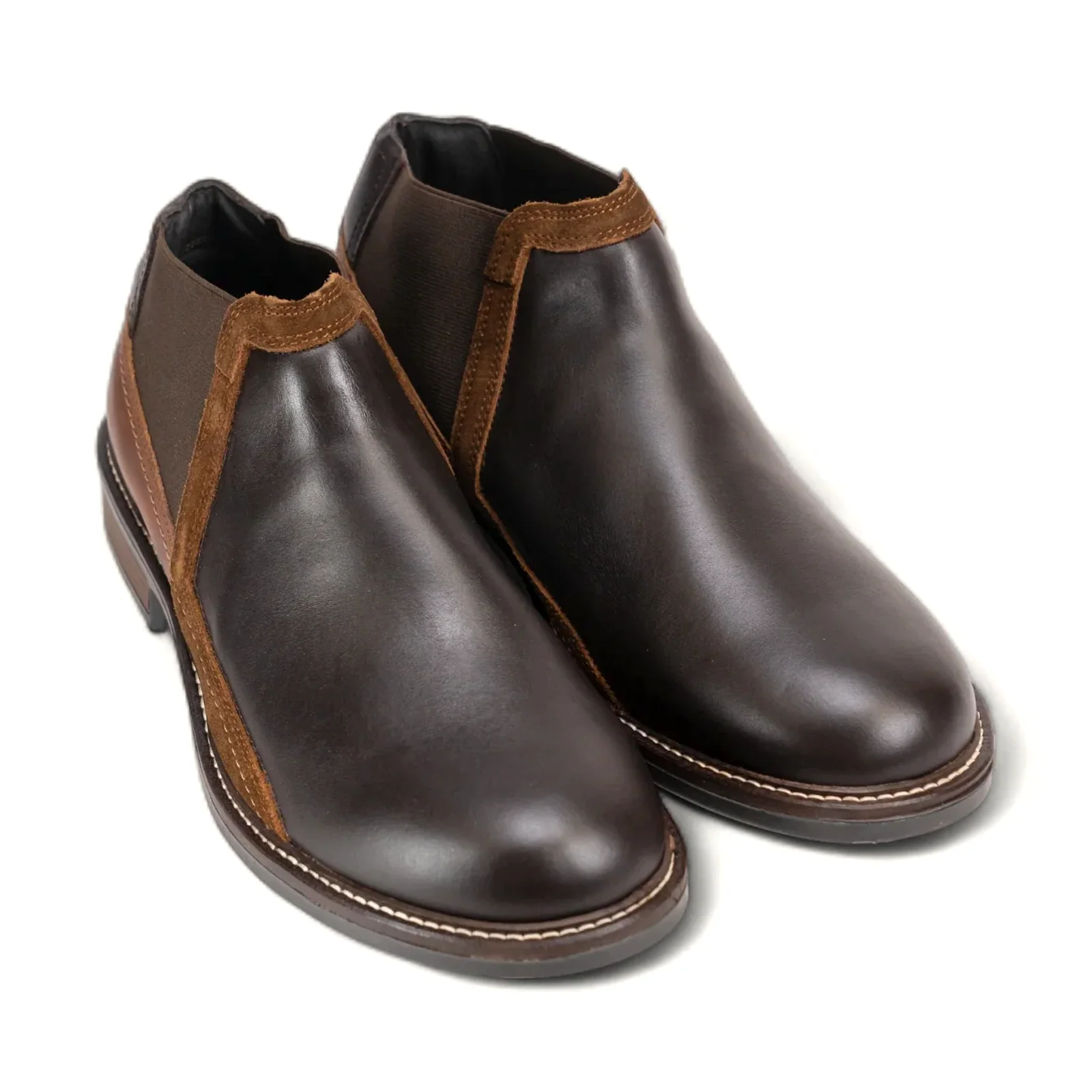 Naot Business Ankle Boot (Men) - Roast Brown/Seal - Image 3