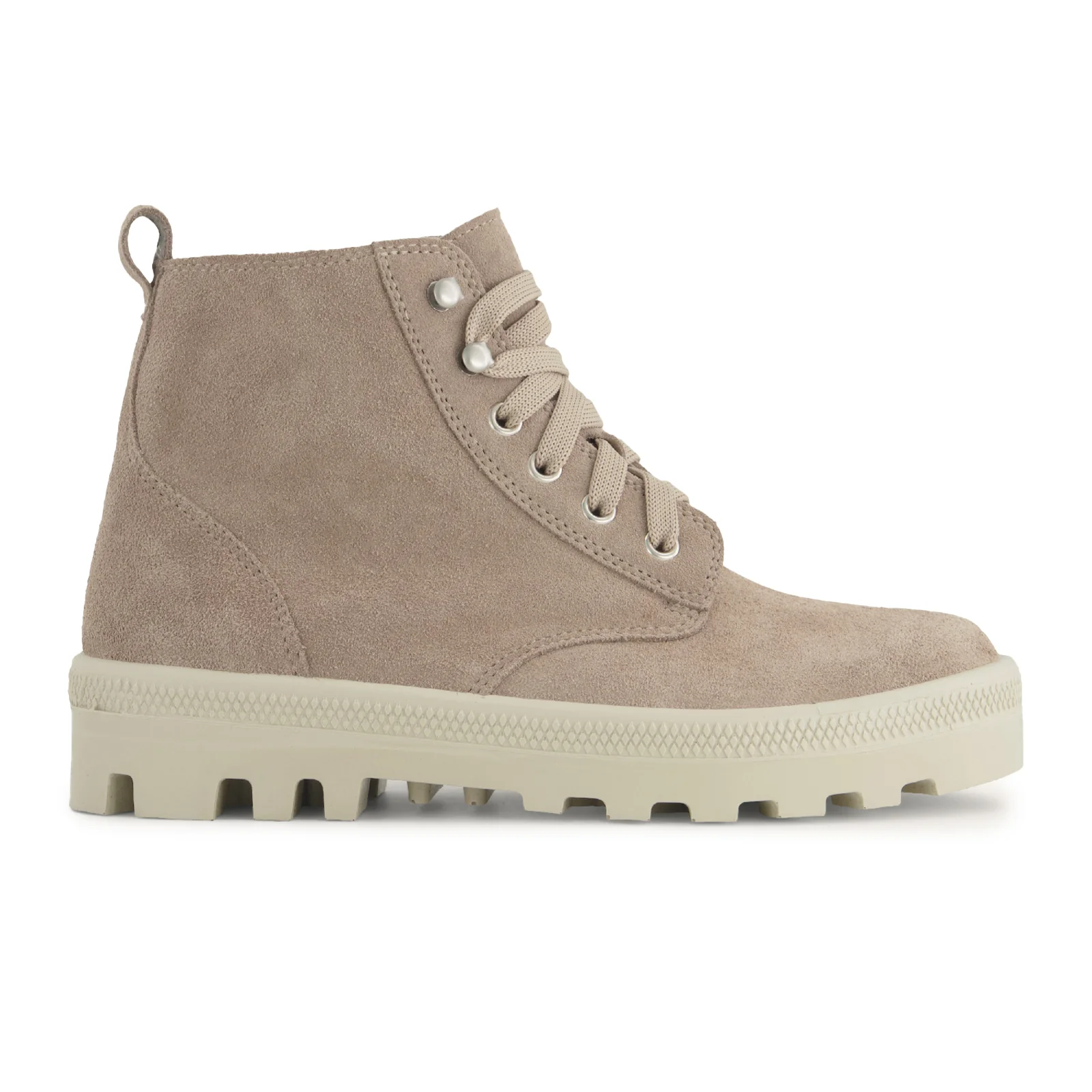 Naot Canoe Lace Up Boot (Women) - Almond Suede