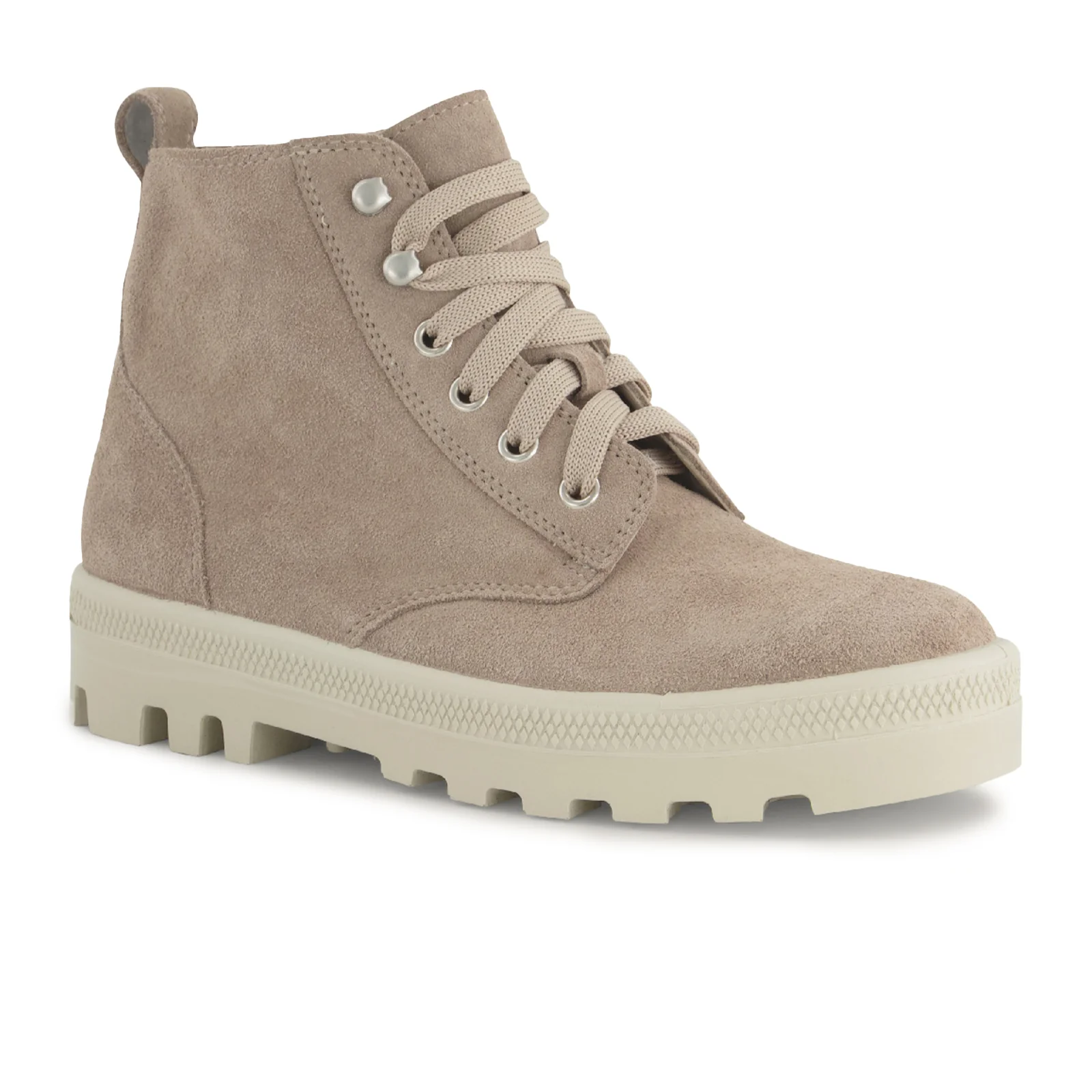 Naot Canoe Lace Up Boot (Women) - Almond Suede - Image 2
