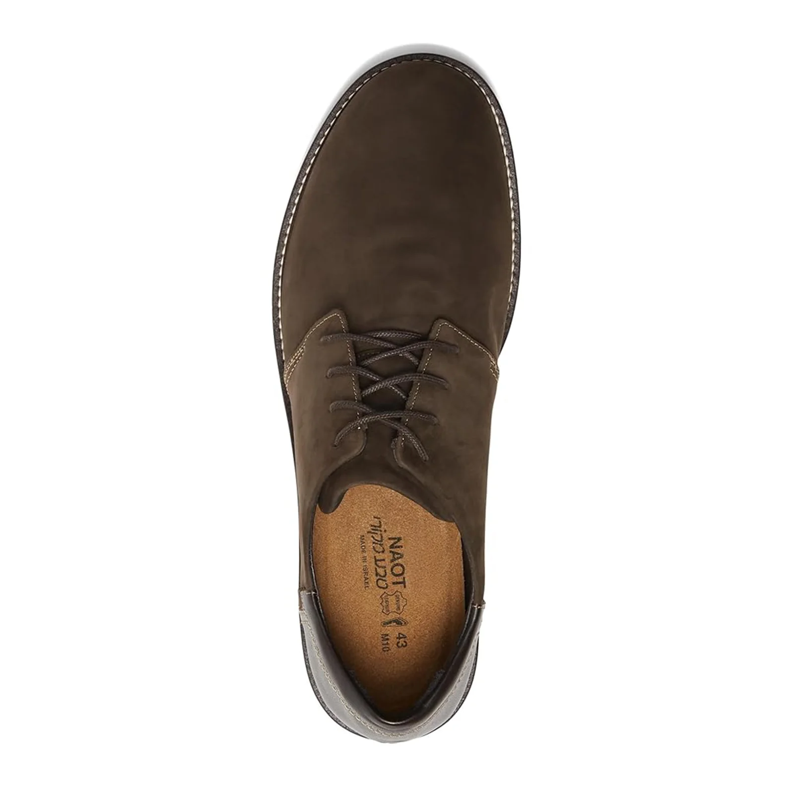 Naot Chief Oxford (Men) - French Roast Hazelnut - Image 3
