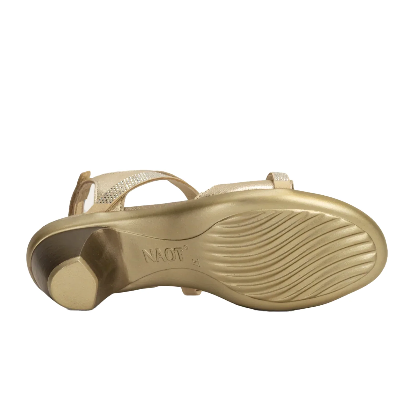 Naot Innovate Heeled Sandal (Women) - Radiant Gold Leather - Image 6