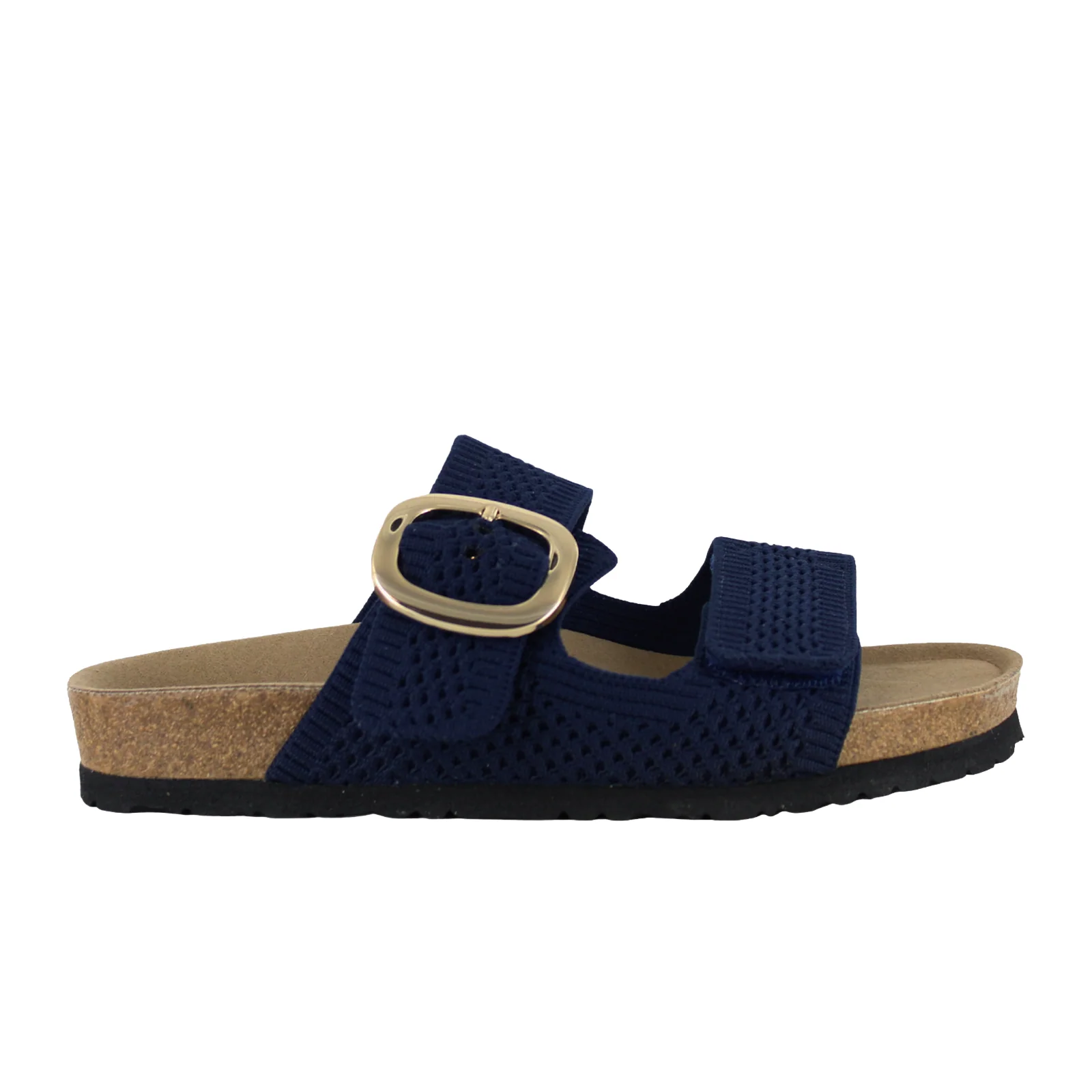 Naot Miami Slide Sandal (Women) - Navy Knit