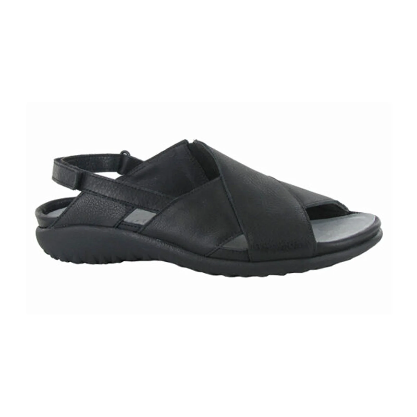 Naot Niho Backstrap Sandal (Women) - Soft Black Leather