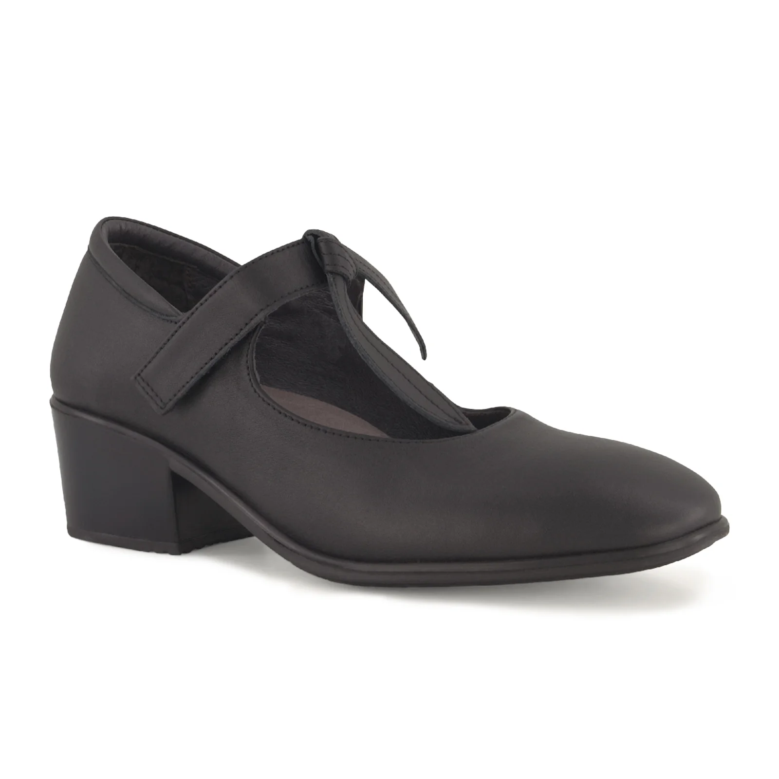 Naot Nobility Heeled Mary Jane (Women) - Jet Black Leather - Image 2