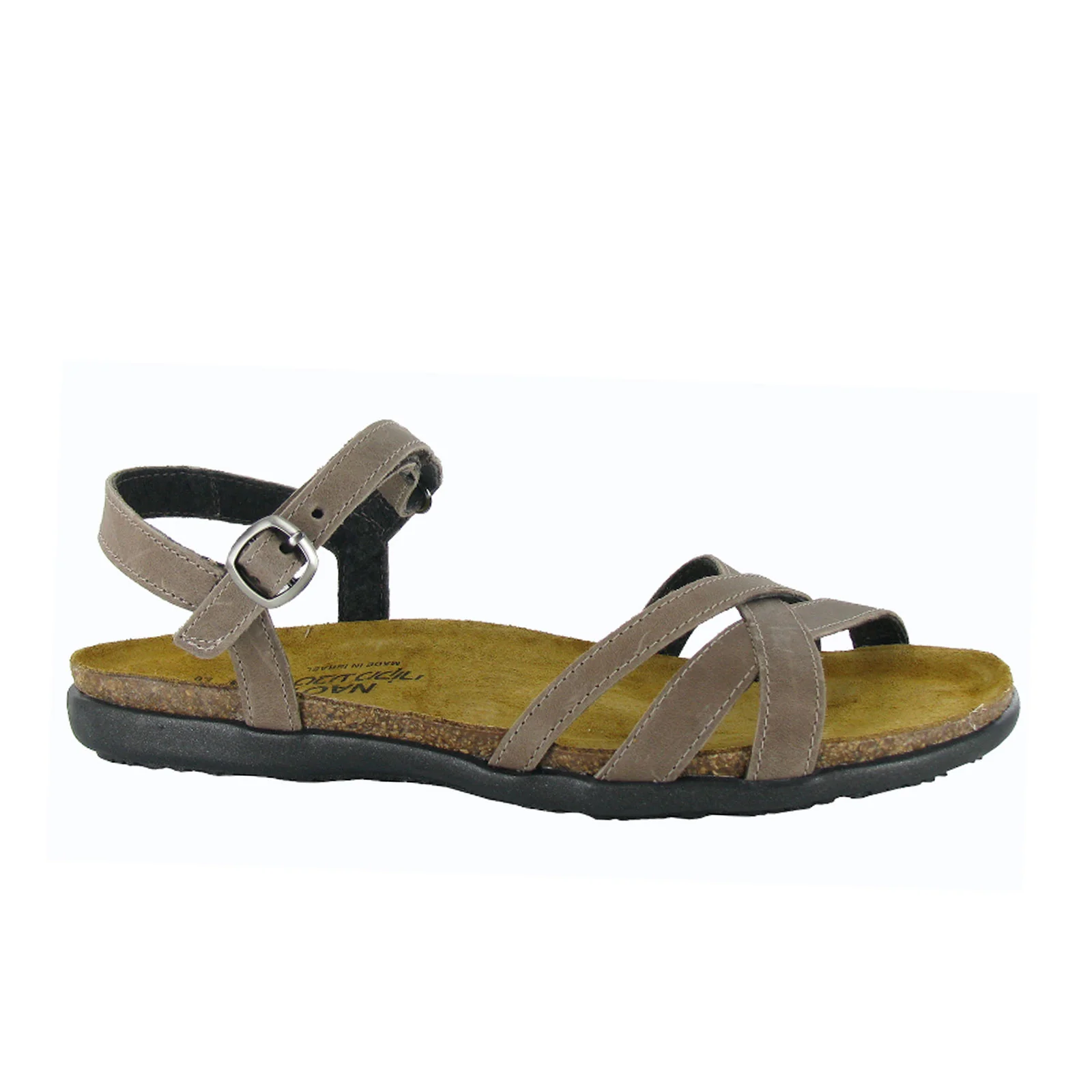 Naot Patricia Backstrap Sandal (Women) - Oily Bark Nubuck