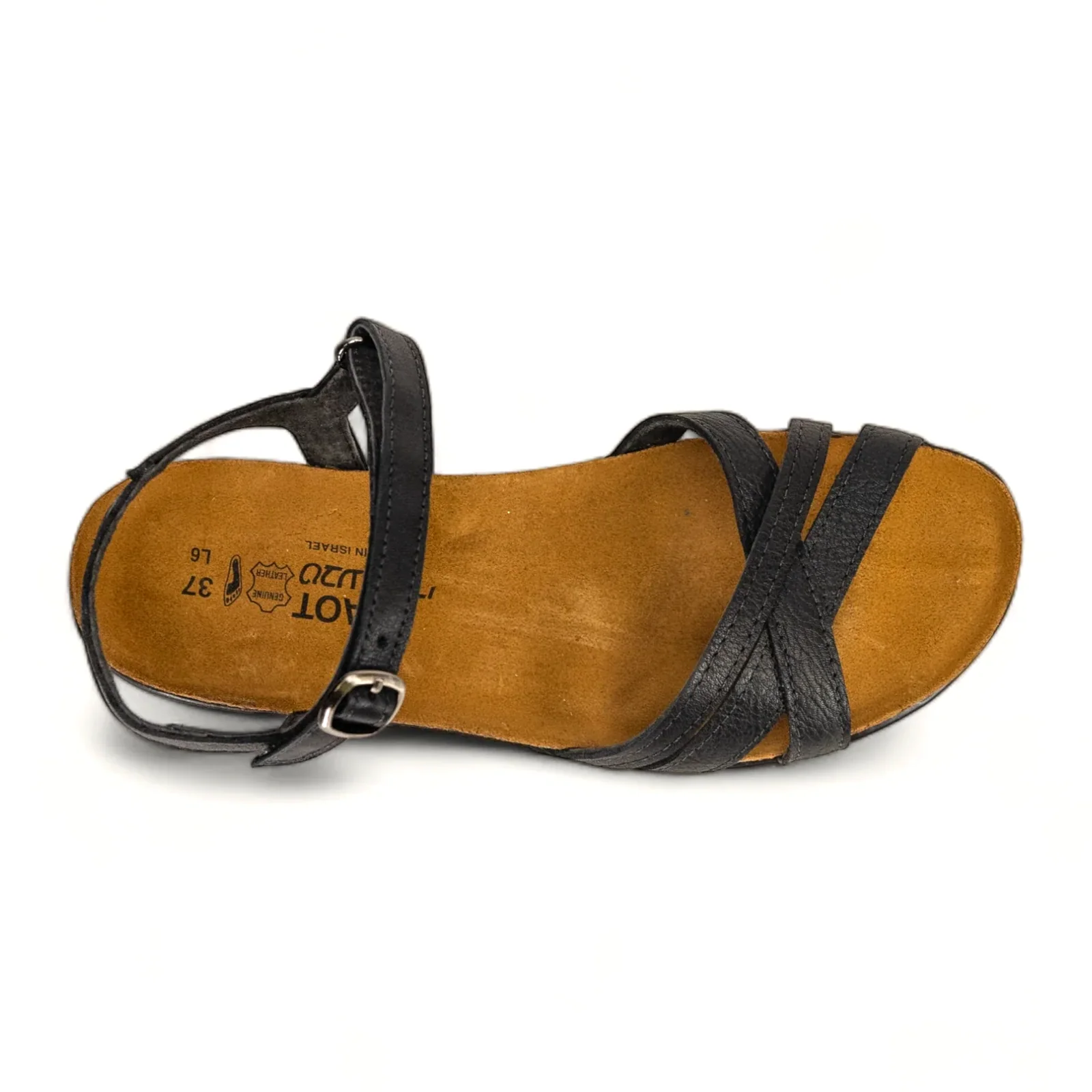 Naot Patricia Backstrap Sandal (Women) - Soft Black Leather - Image 3
