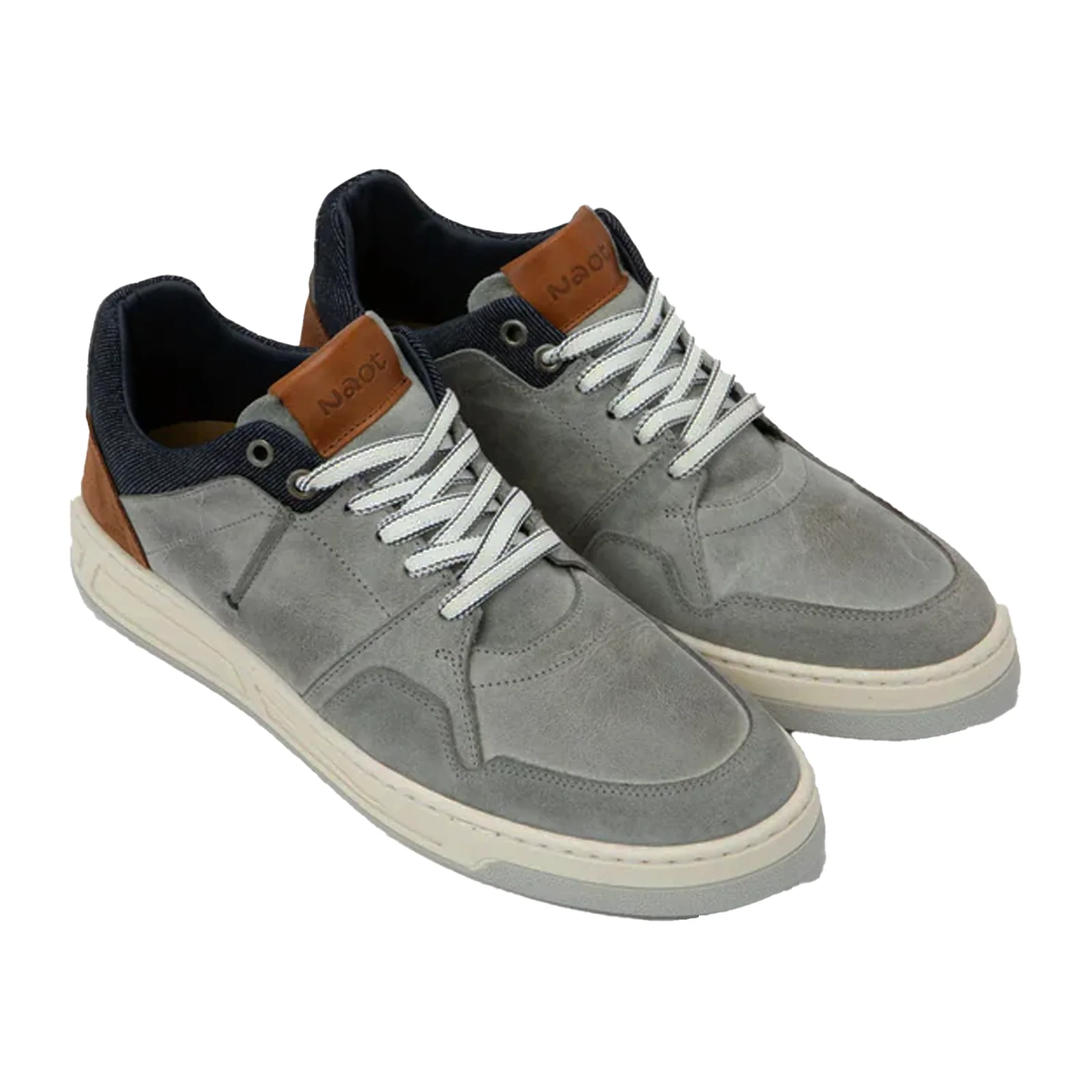 Naot Speed Sneaker (Men) - Gray/Navy/Brown - Image 3