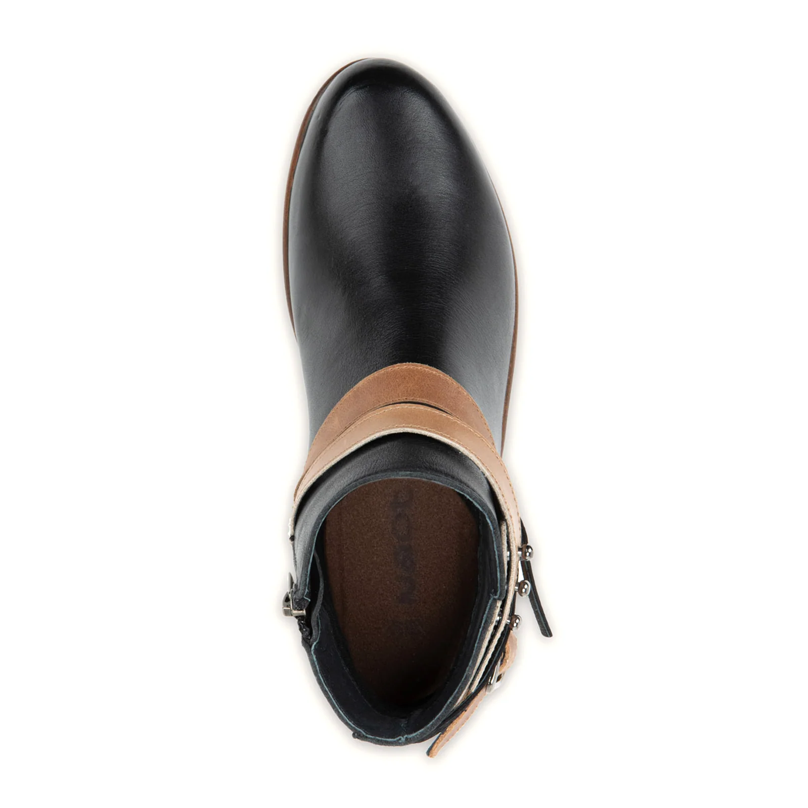 Naot Sumatra Ankle Boot (Women) - Jet Black Leather/Brown Straps - Image 5