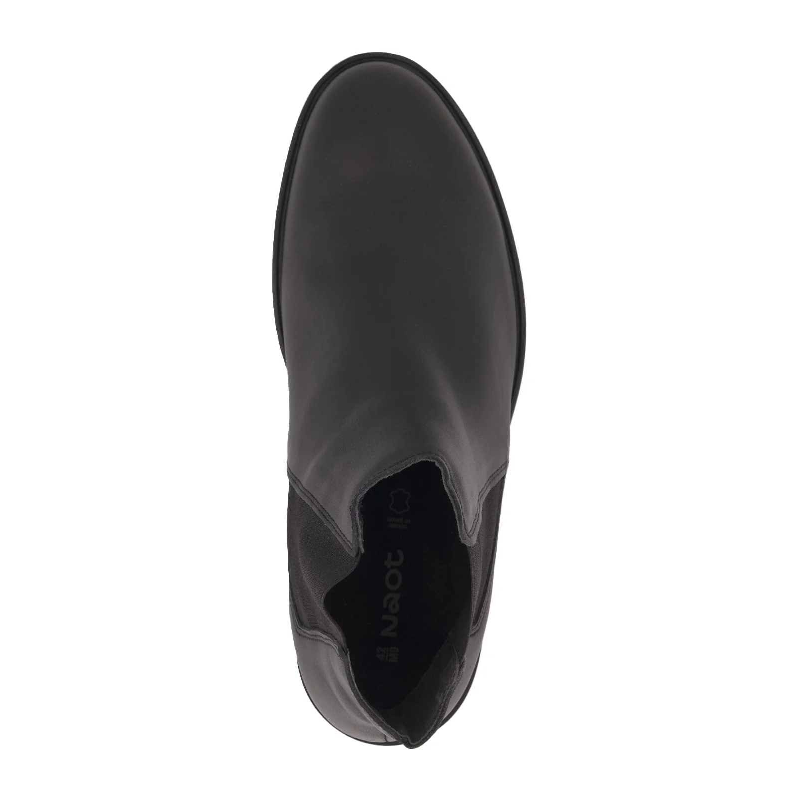 Naot Washington Chelsea Boot (Men) - Jet Black Leather - Image 4
