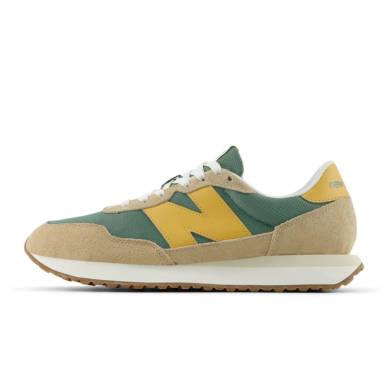 New Balance 237 Sneaker (Men) - Dark Juniper/Dried Apricot - Image 2