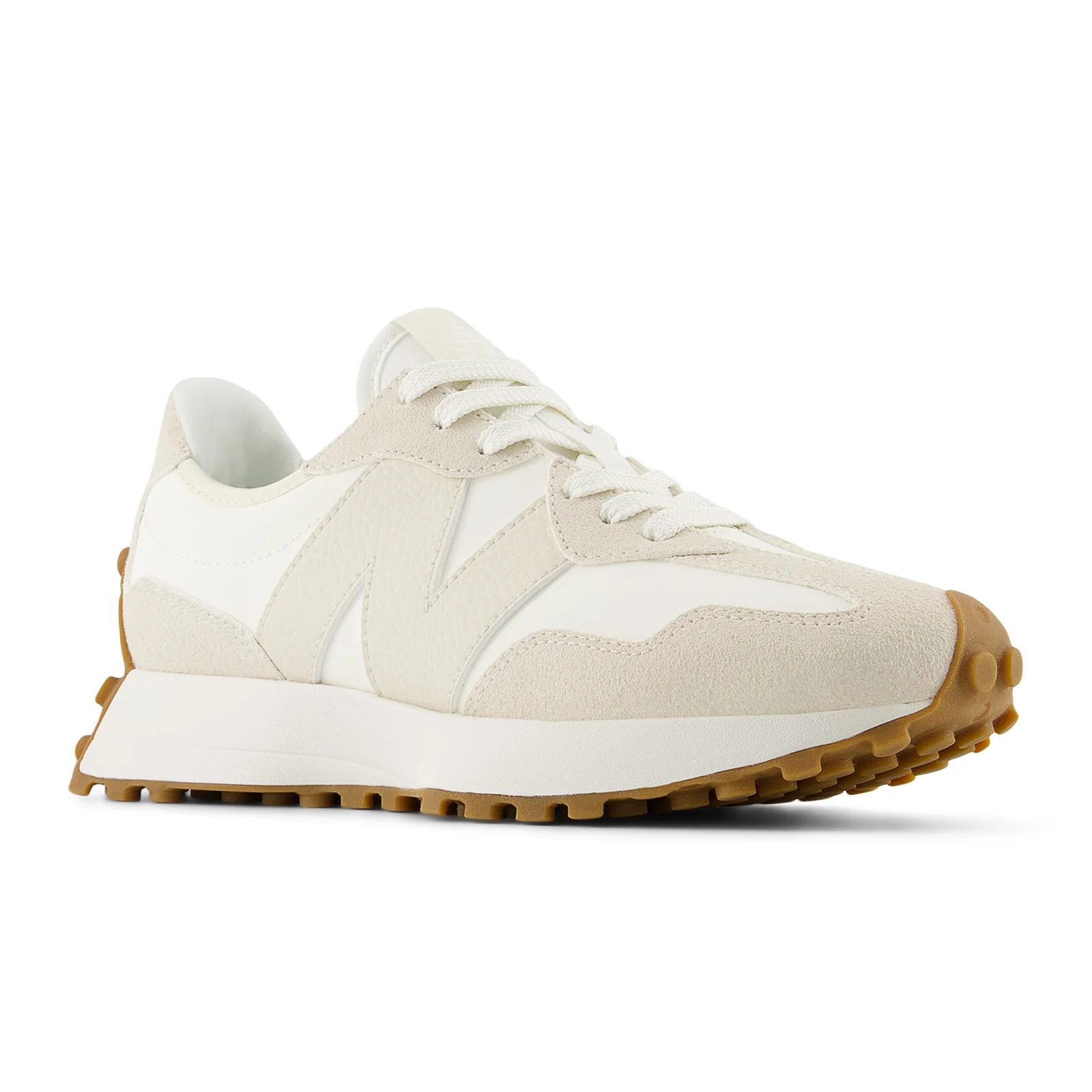 New Balance 327 Running Shoe (Women) - Linen/Sea Salt - Image 3