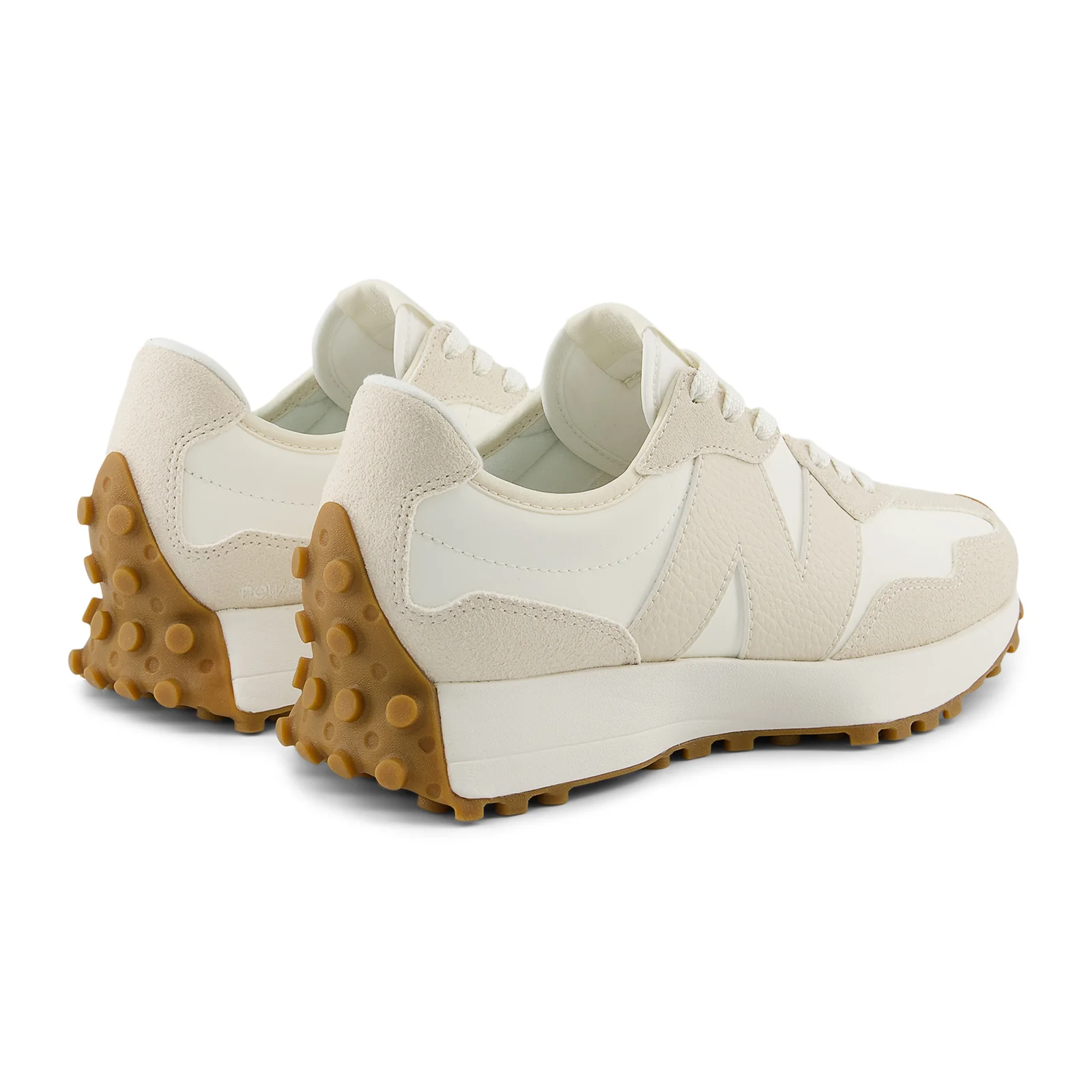 New Balance 327 Running Shoe (Women) - Linen/Sea Salt - Image 4