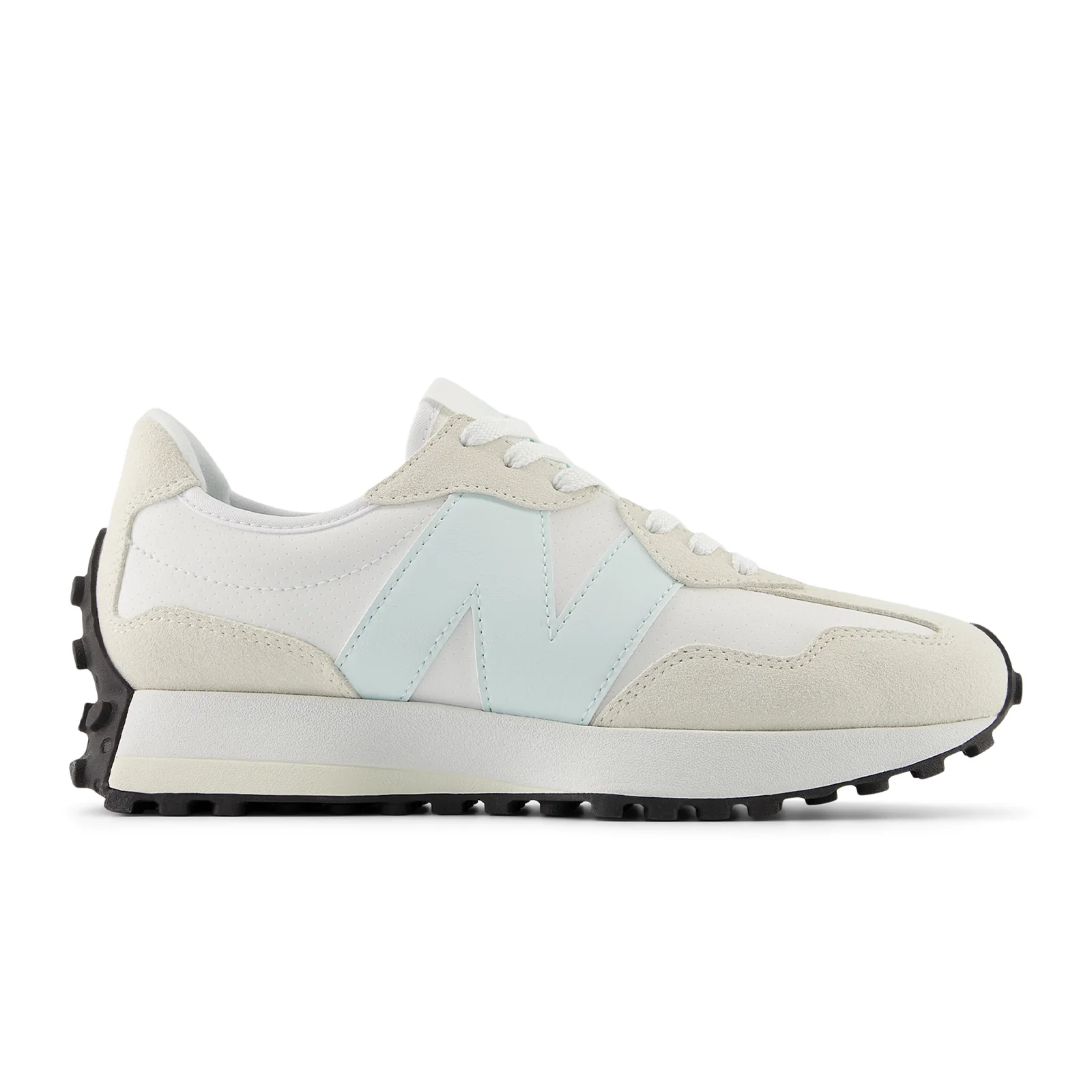 New Balance 327 Running Shoe (Women) - White/Glint Blue