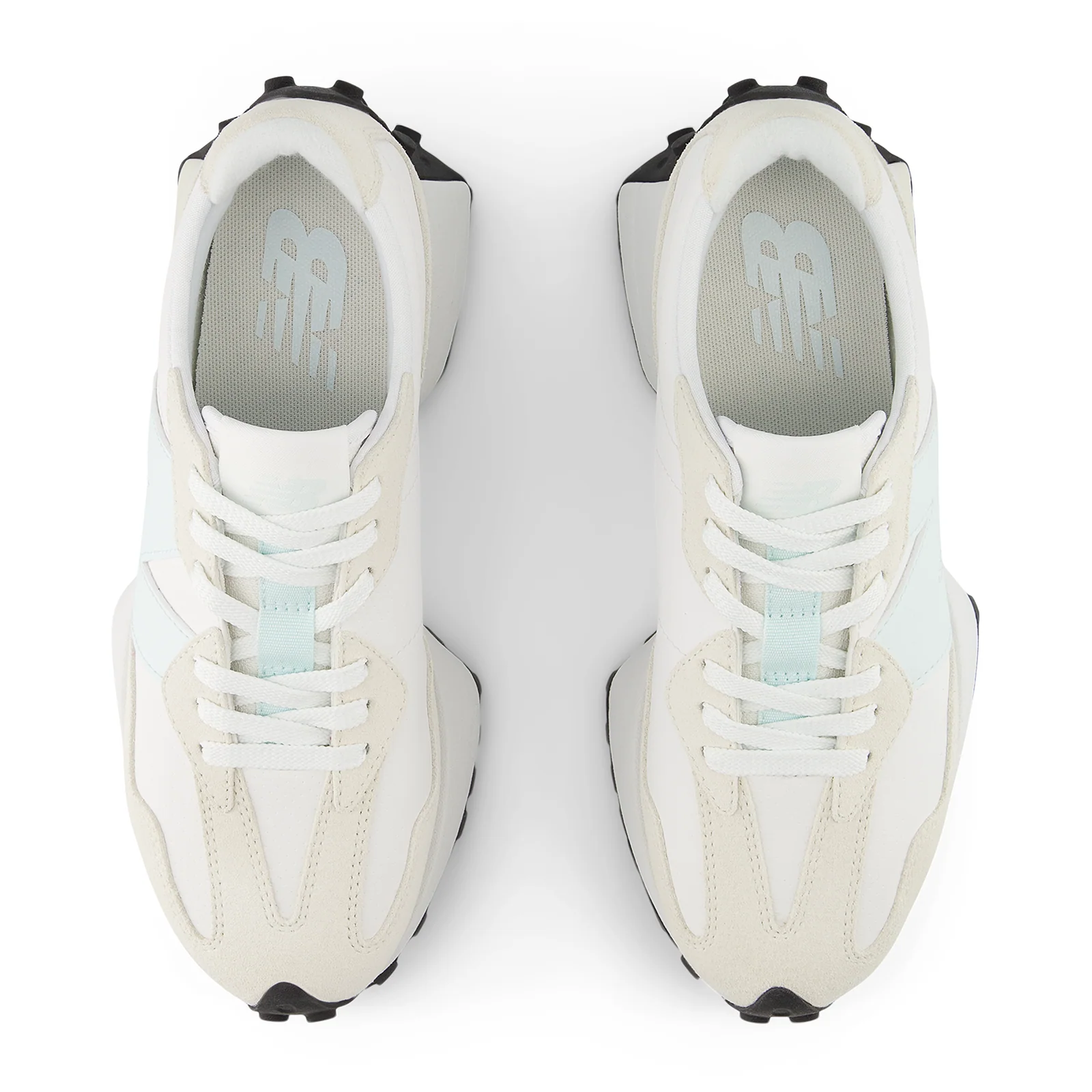 New Balance 327 Running Shoe (Women) - White/Glint Blue - Image 6